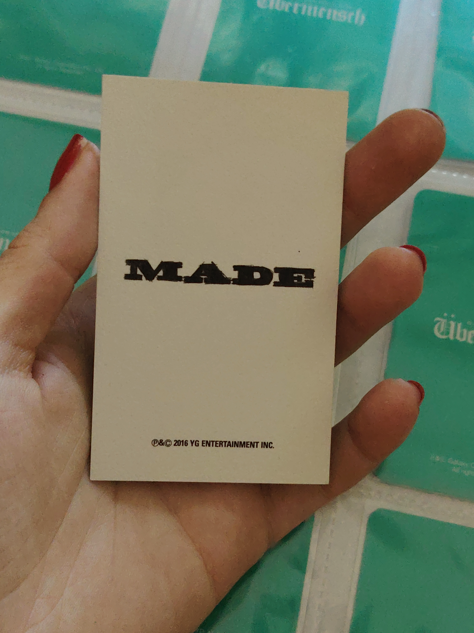 BIGBANG G-Dragon BIGBANG - G-Dragon - MADE Album album photocard listing photo 2