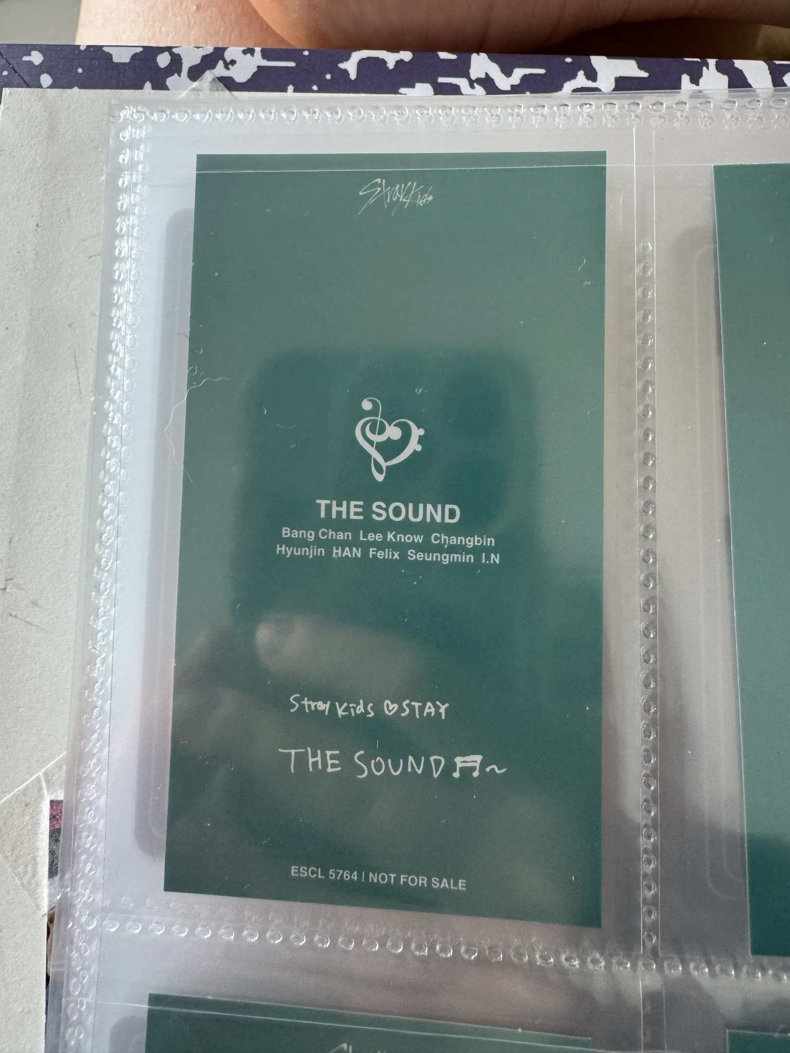 Stray Kids Changbin Stray Kids - Changbin - The Sound Album album photocard regular version listing photo 2