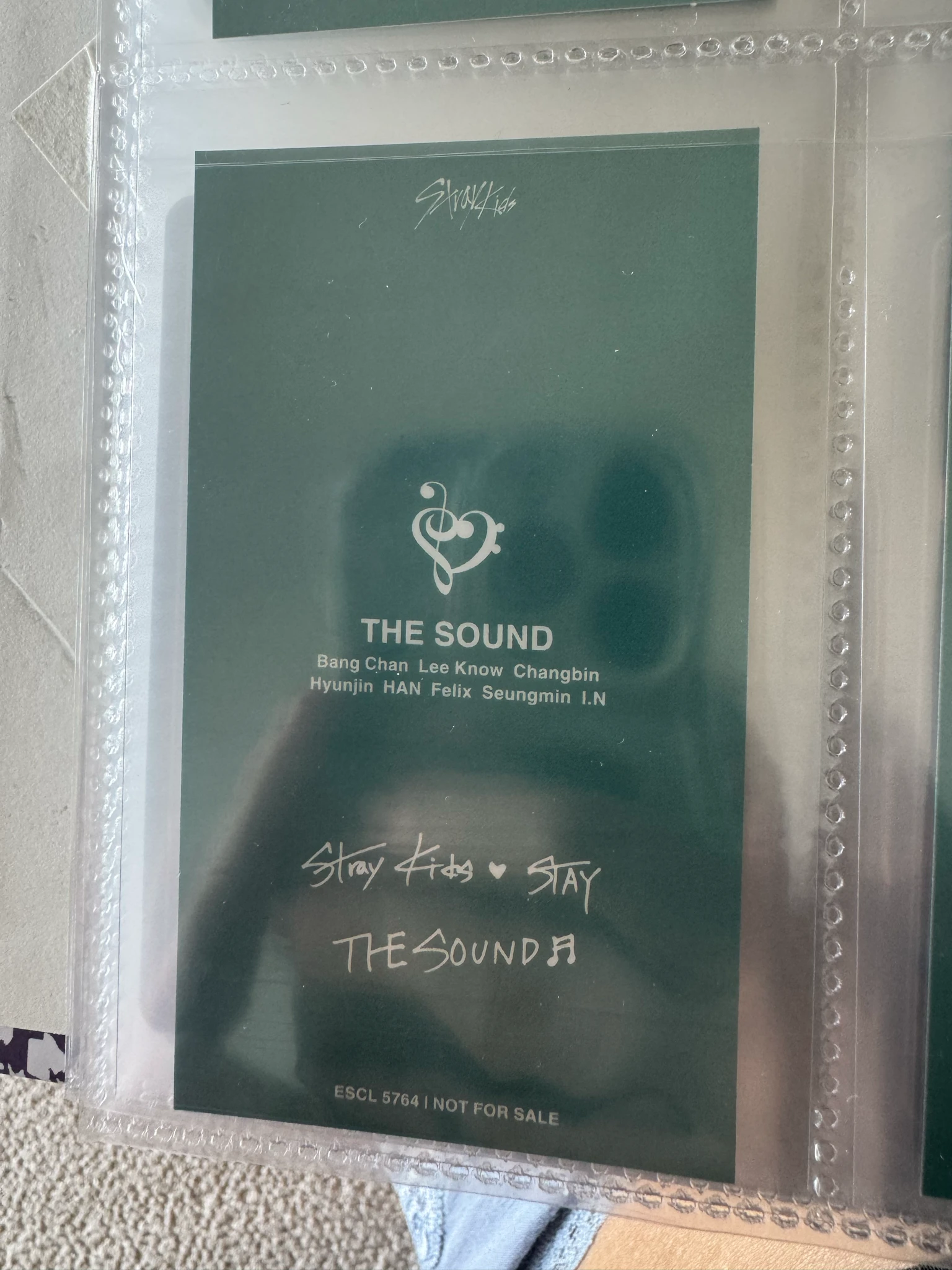 Stray Kids I.N Stray Kids - I.N - The Sound Album album photocard regular version listing photo 2