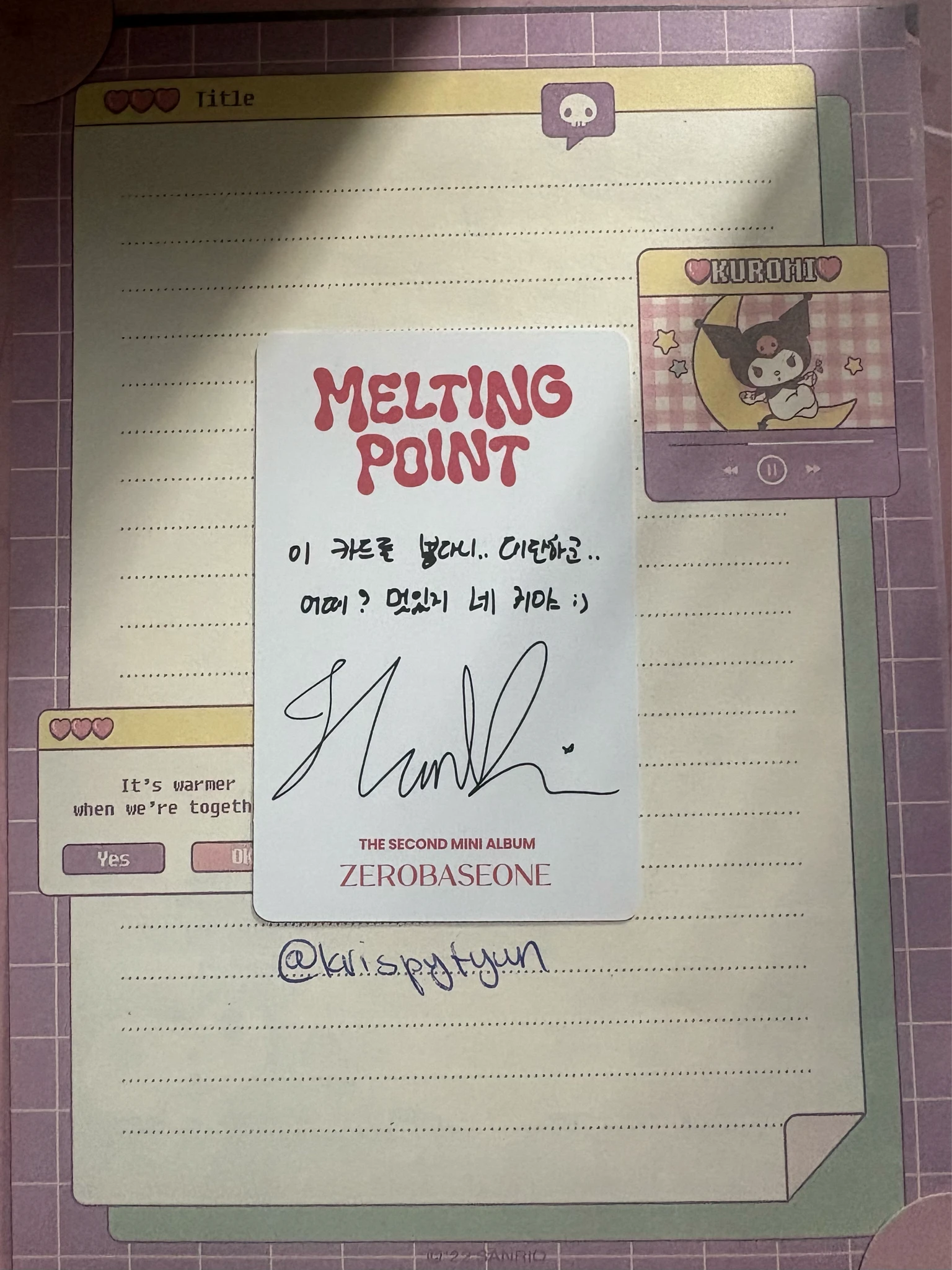 ZEROBASEONE Hanbin ZEROBASEONE - Hanbin - Melting Point Album fairytale listing photo 2