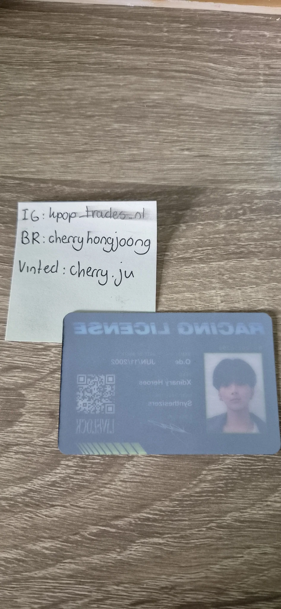 Xdinary Heroes O.de Xdinary Heroes - Livelock Album credential card album photocard random photocard listing photo 2