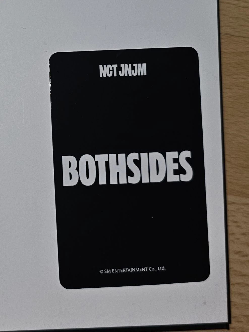 NCT NCT - Jeno & Jaemin - BOTH SIDES (JNJM unit) Album poster version album photocard listing photo 2
