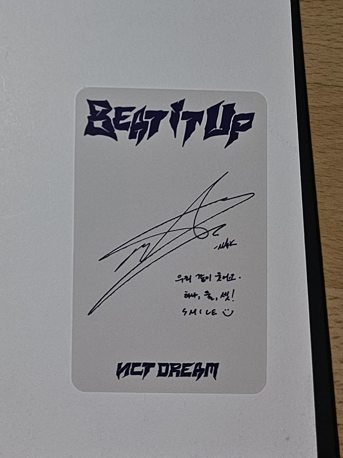 NCT DREAM Mark NCT DREAM - Mark - Beat It Up Album digipack version listing photo 2