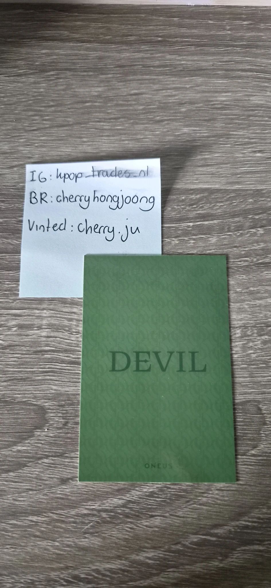 ONEUS Hwanwoong ONEUS - Hwanwoong - DEVIL Album Hwanwoong ONEUS listing photo 2