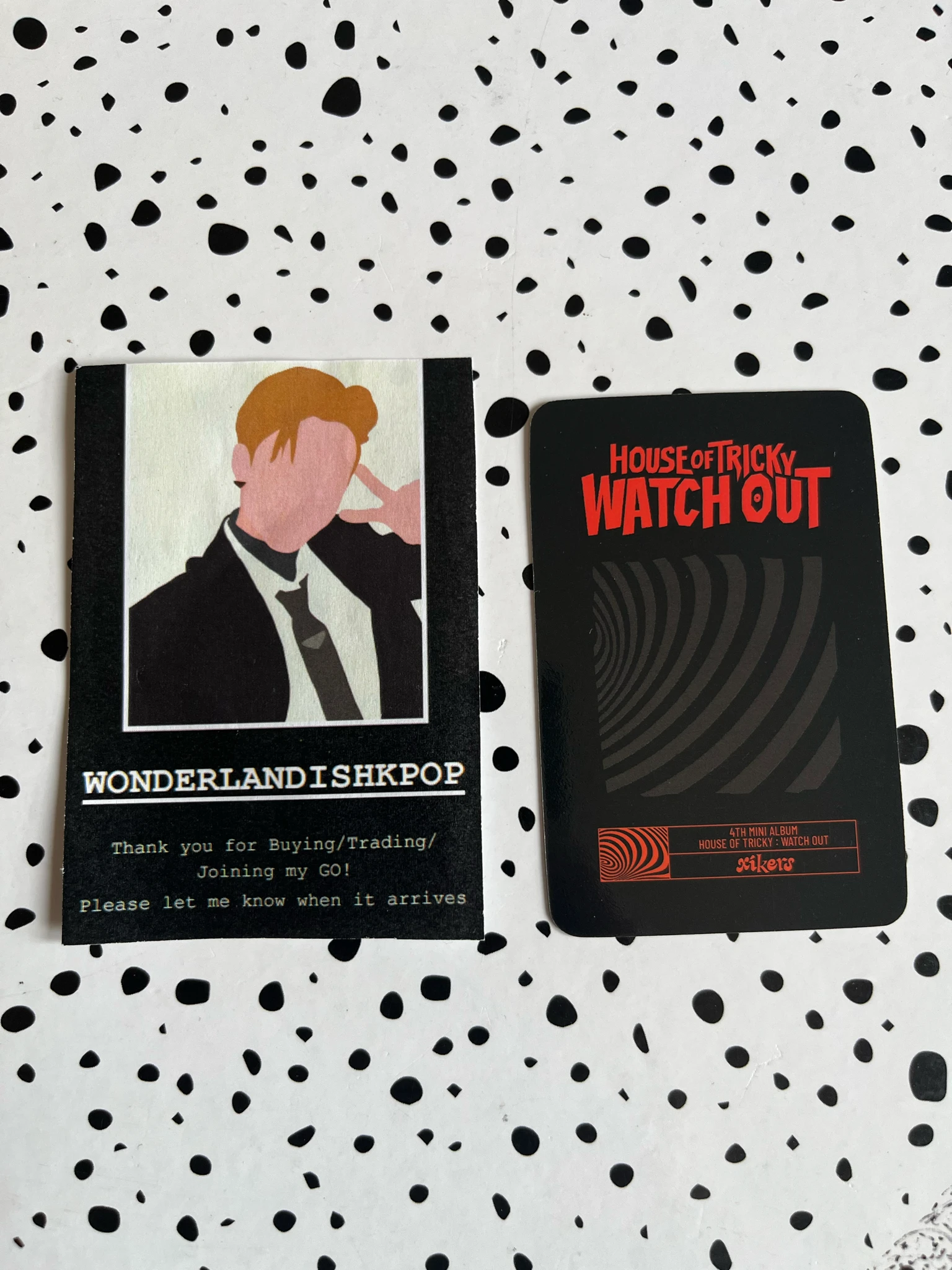 xikers Hyunwoo xikers - Hyunwoo - HOUSE OF TRICKY : WATCH OUT Album pop-up trading card version 2 listing photo 2