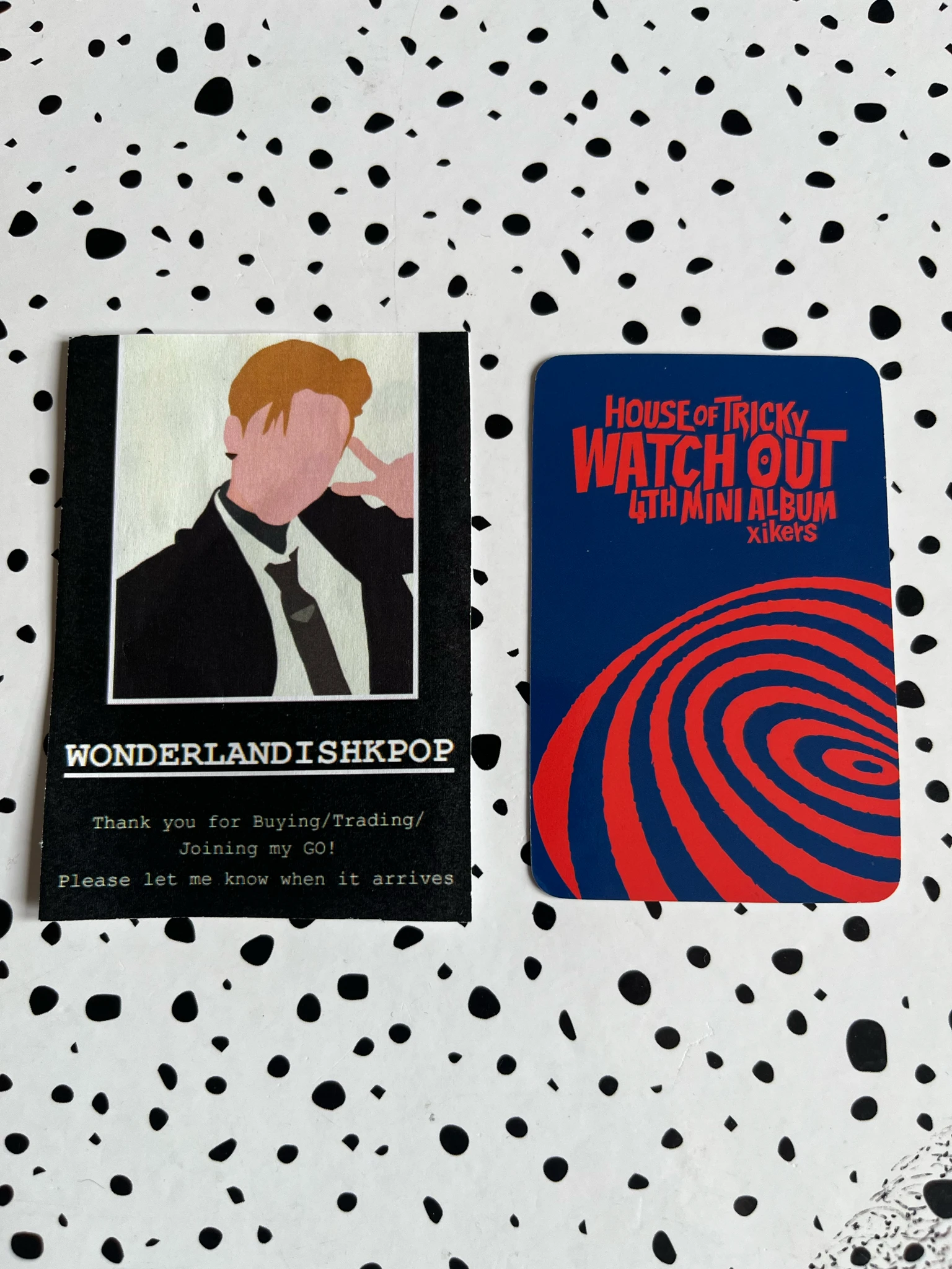 xikers Hyunwoo xikers - Hyunwoo - HOUSE OF TRICKY : WATCH OUT Album pop-up trading card listing photo 2
