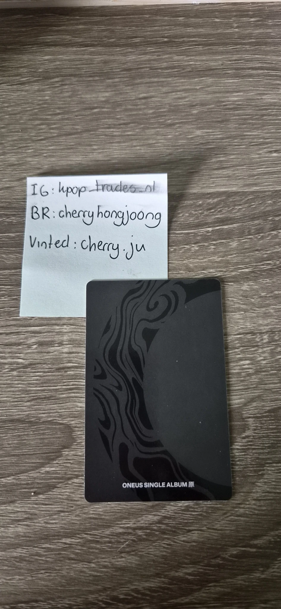 ONEUS Hwanwoong ONEUS - Hwanwoong - Grenade - 原 Album album photocard listing photo 2