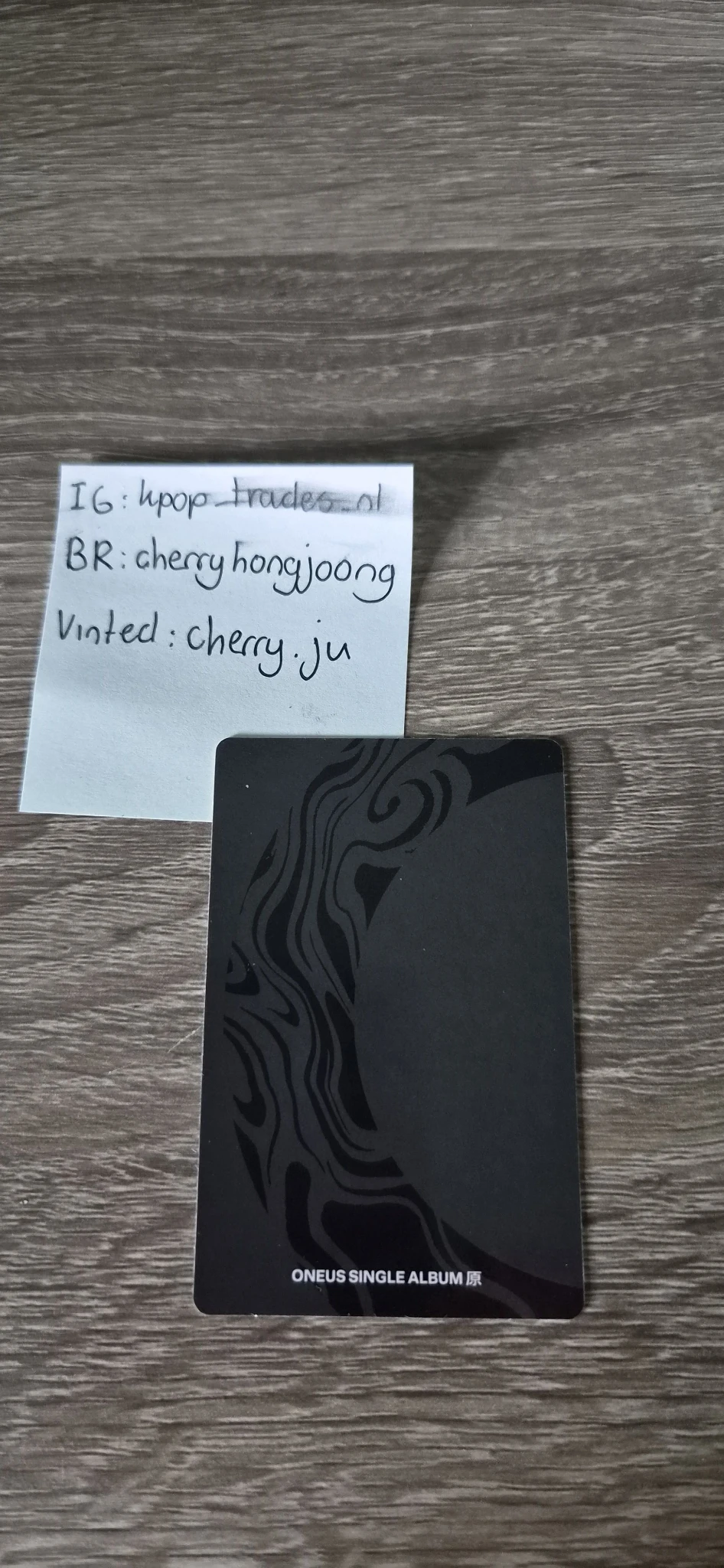 ONEUS Leedo ONEUS - Leedo - Grenade - 原 Album album photocard listing photo 2
