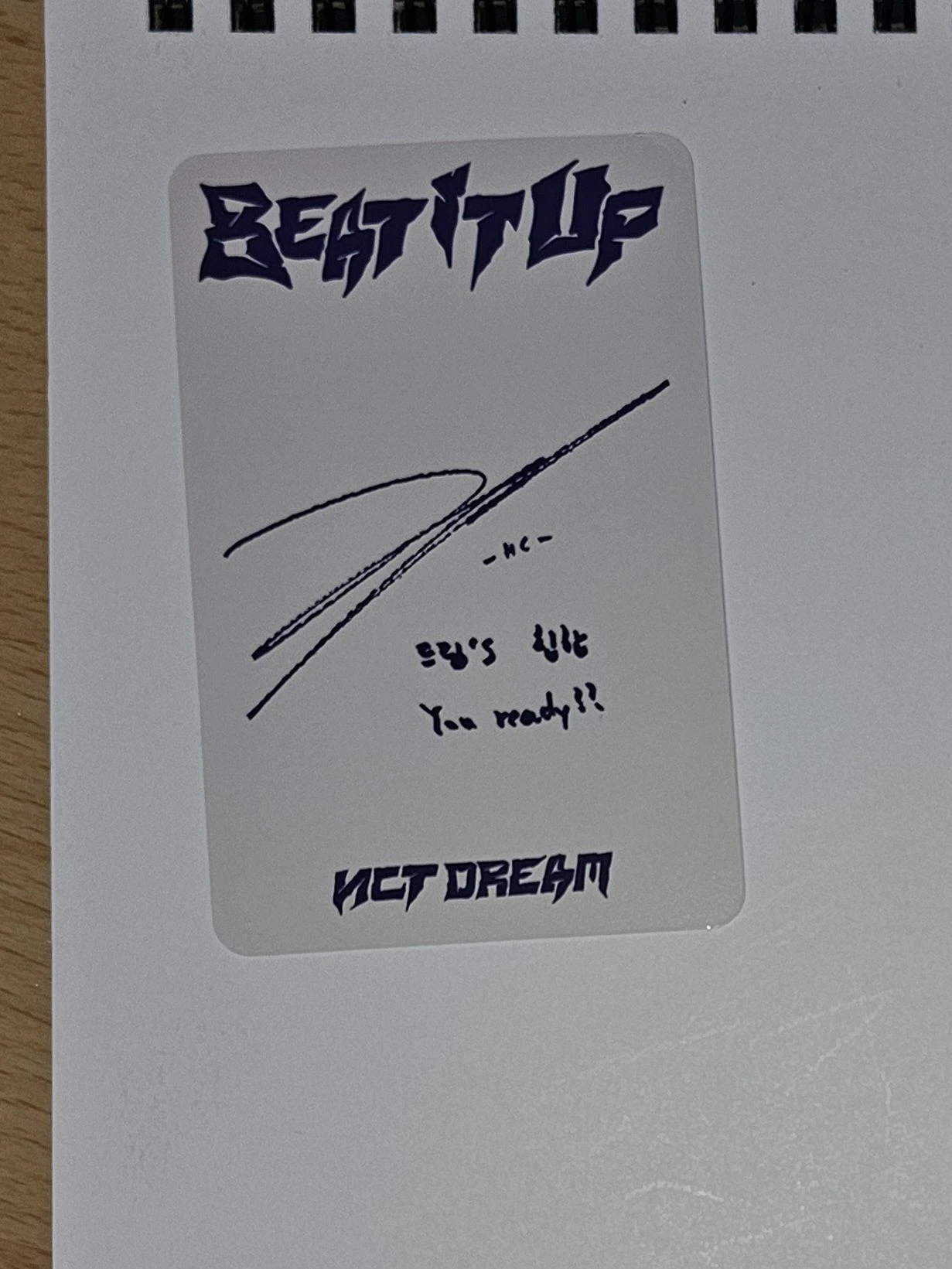 NCT DREAM Haechan NCT DREAM - Haechan - Beat It Up Album digipack version listing photo 2