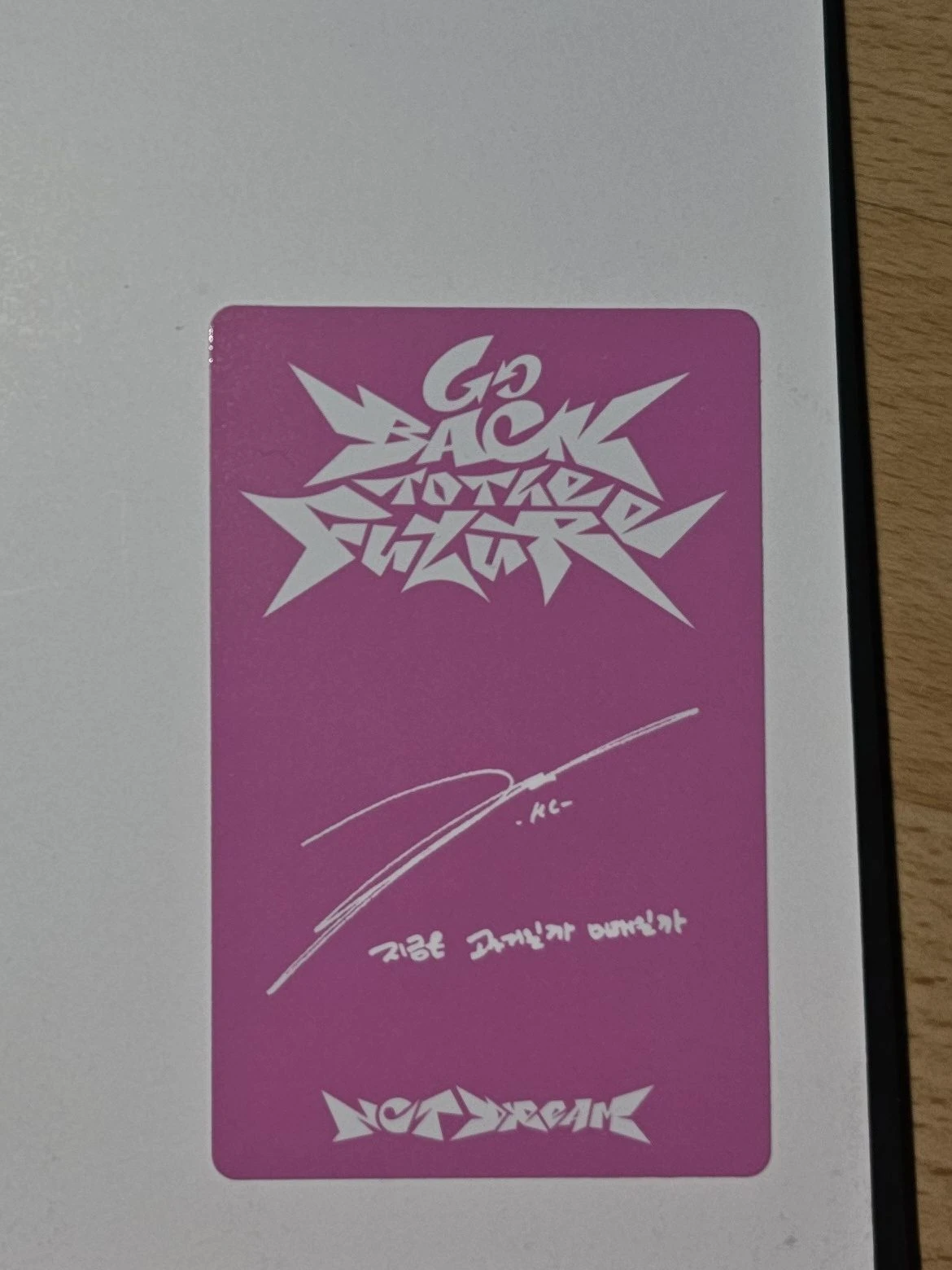 NCT DREAM Haechan NCT DREAM - Haechan  - Go Back to the Future Album digipack ver. listing photo 2
