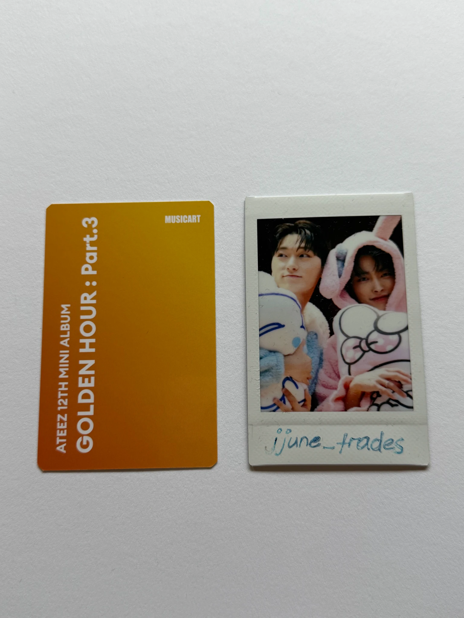 ATEEZ Jongho ATEEZ - Jongho - Golden Hour : Part.3 Album pob (pre-order benefit) musicart (music art) version 2 listing photo 2