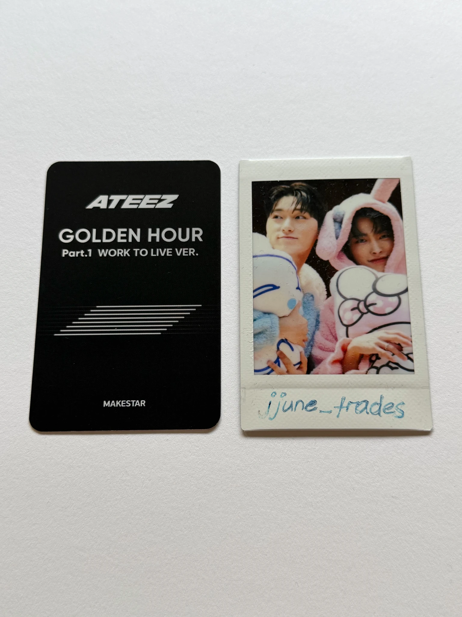 ATEEZ Wooyoung ATEEZ - Wooyoung - Golden Hour : Part 1 Work to Live Ver. Other pob (pre-order benefit) listing photo 2