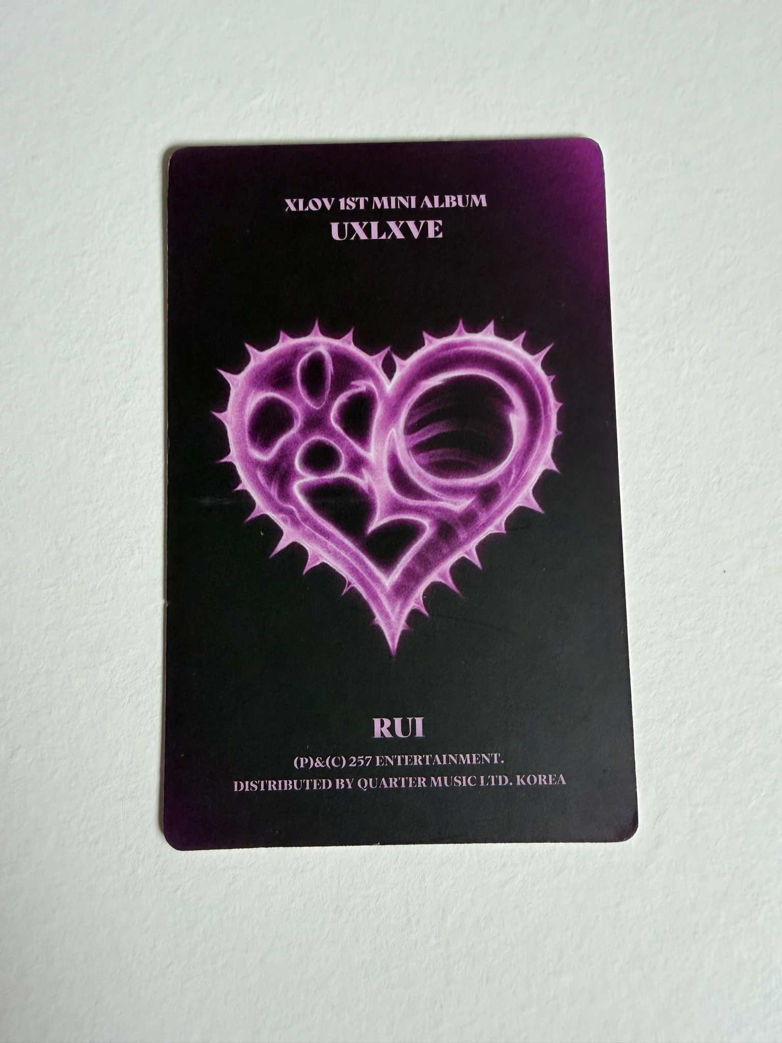 XLOV Rui XLOV - Rui - UXLXVE Album listing photo 2