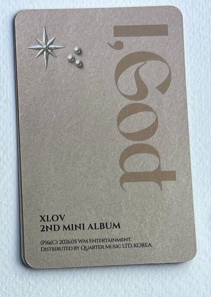 XLOV Hyun XLOV - Hyun - I, God Album album photocard listing photo 2