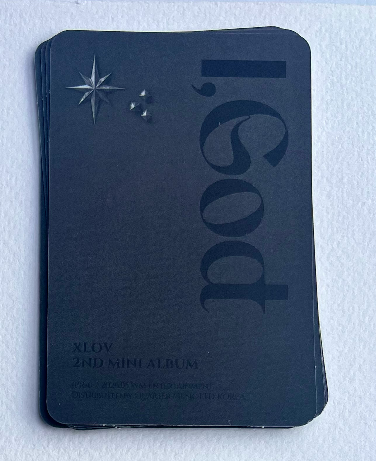 XLOV Rui XLOV - Rui - I, God Album album photocard listing photo 2