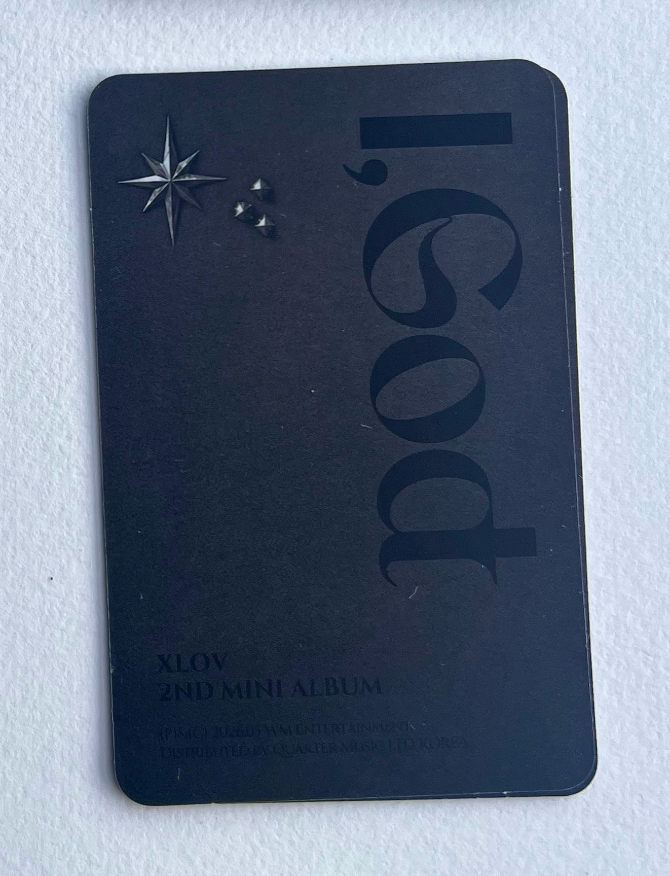 XLOV Rui XLOV - Rui - I, God Album album photocard D version listing photo 2