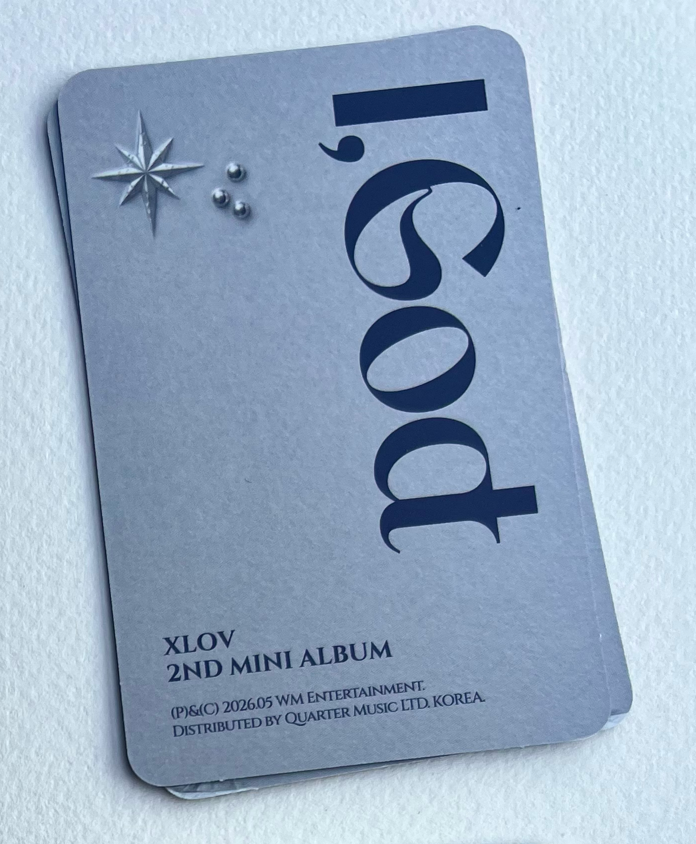 XLOV Haru XLOV - Haru - I, God Album album photocard i version listing photo 2