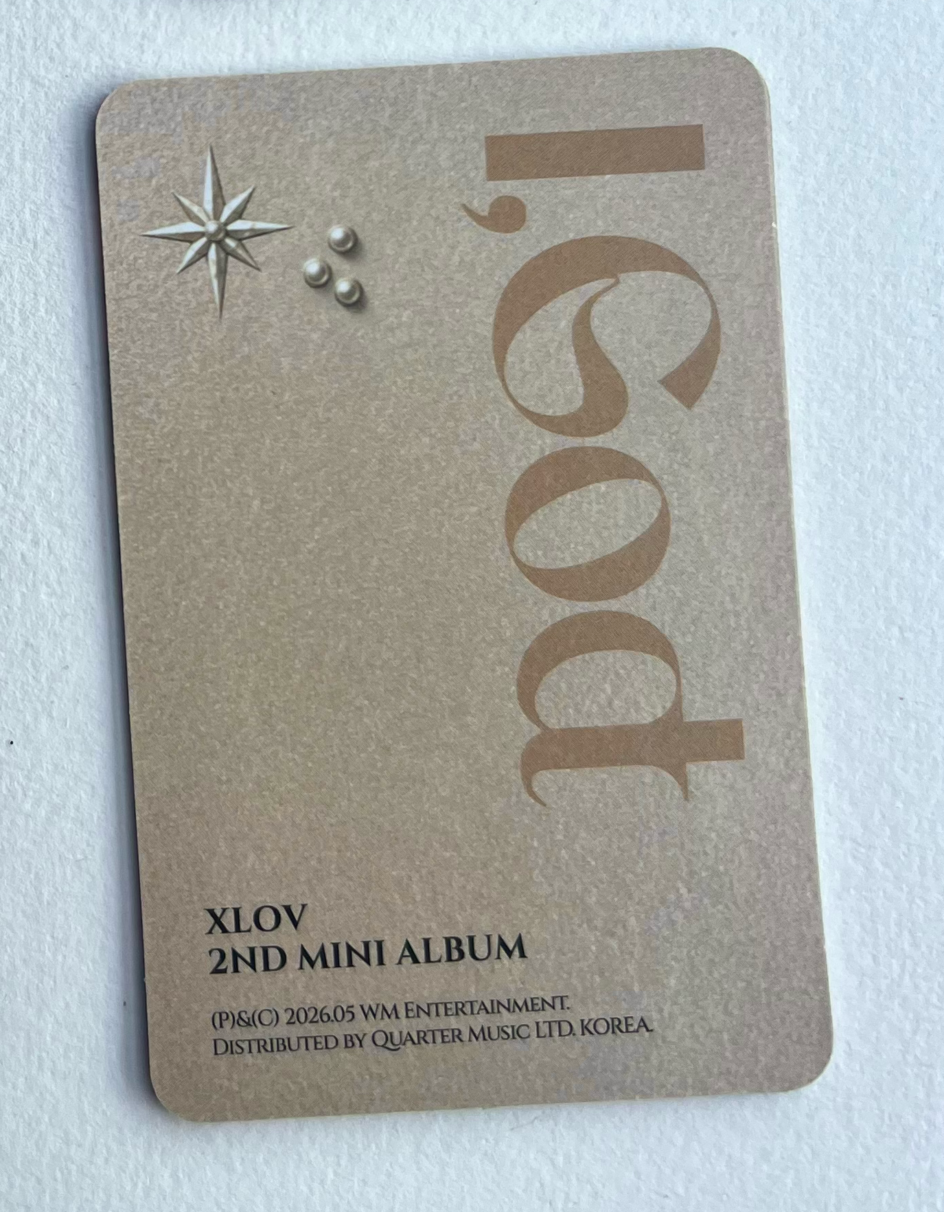 XLOV Haru XLOV - Haru - I, God Album album photocard listing photo 2