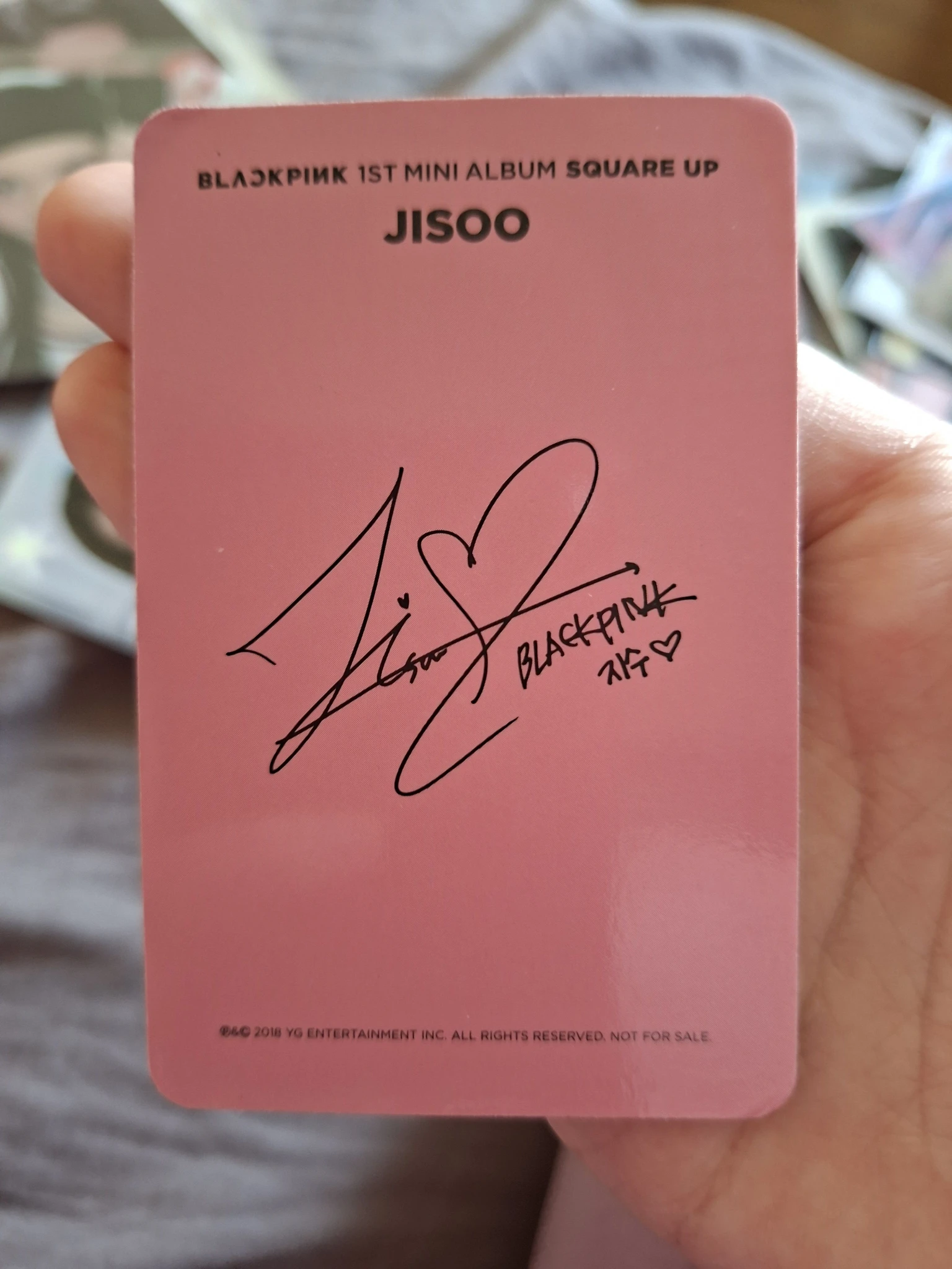 BLACKPINK Jisoo BLACKPINK-Jisoo-Album-Square Up listing photo 2