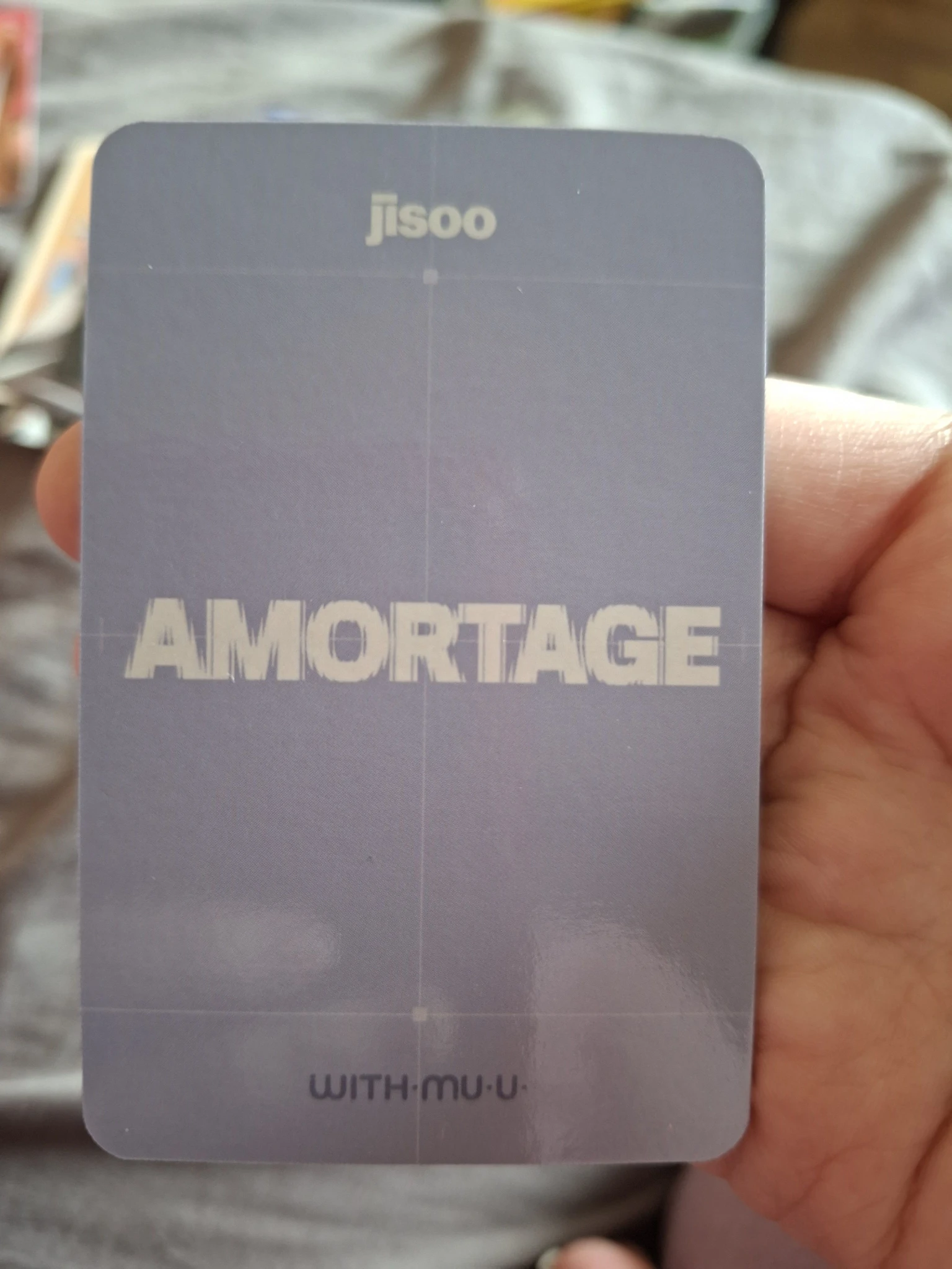 BLACKPINK Jisoo BLACKPINK - Jisoo - AMORTAGE (Jisoo solo) Album withmuu pob (pre-order benefit) listing photo 2