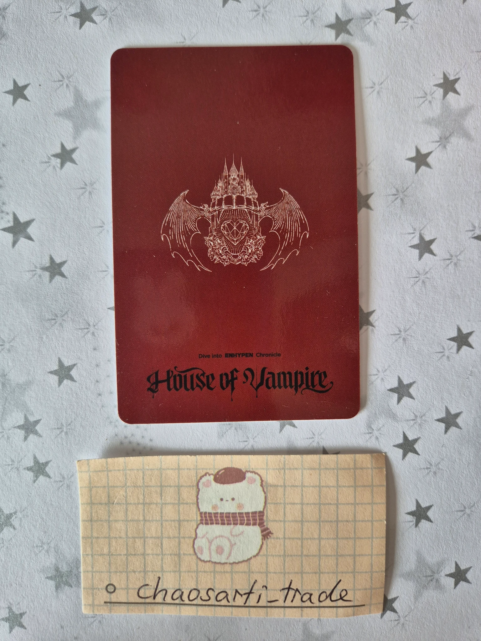 ENHYPEN Jay ENHYPEN - Jay - House of Vampire Event vip ticket benefit round 2 listing photo 2