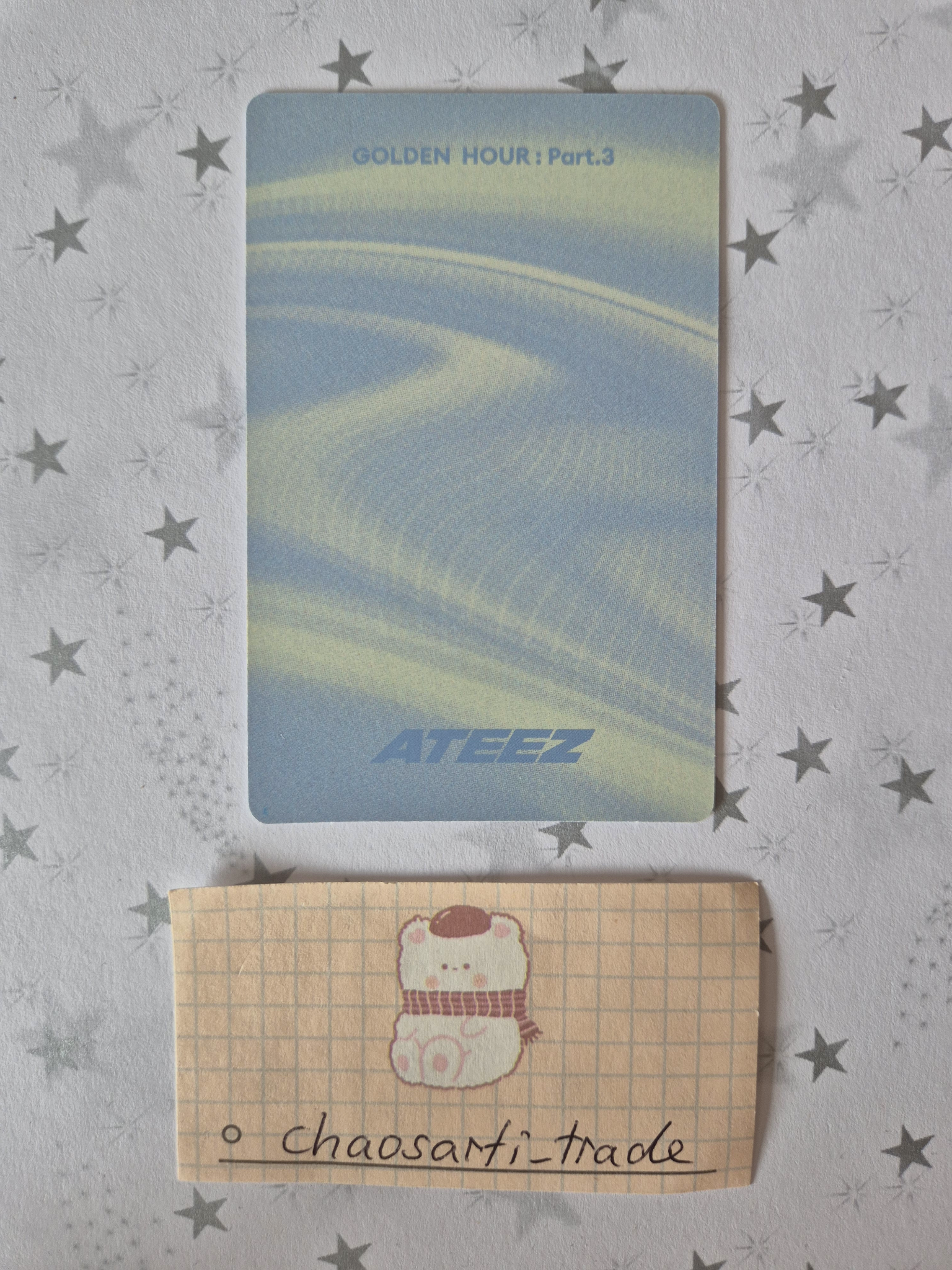ATEEZ Jongho ATEEZ - Jongho - Golden Hour : Part.3 Album poca album photocard 2 listing photo 2