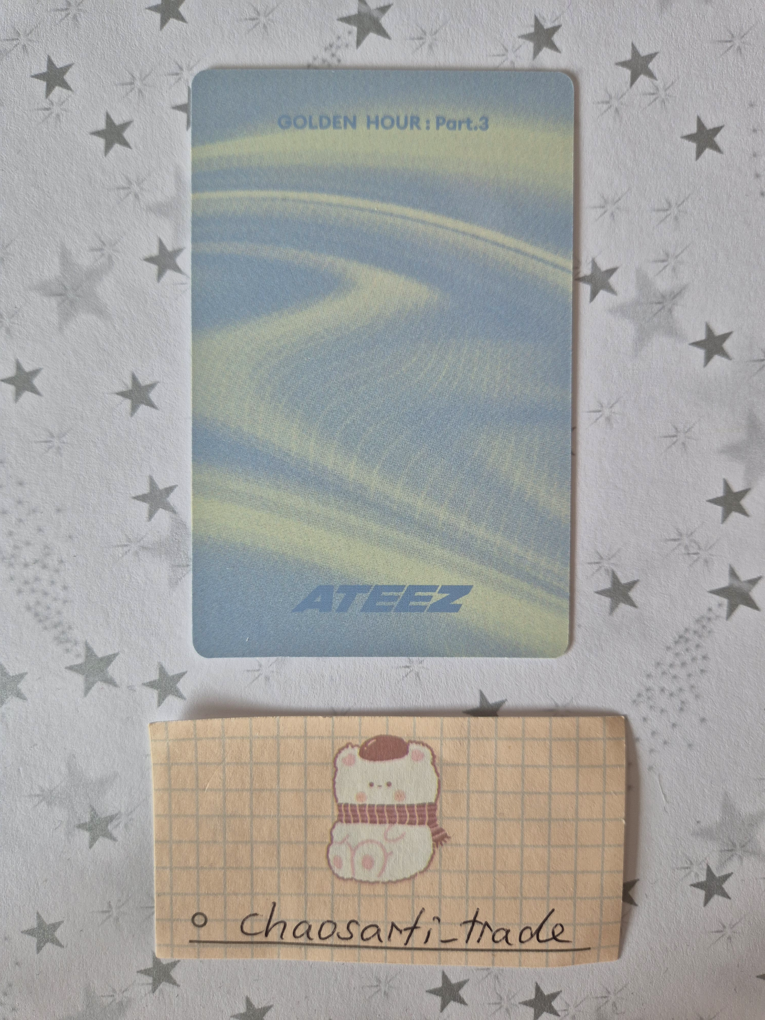 ATEEZ Jongho ATEEZ - Jongho - Golden Hour : Part.3 Album poca album photocard 2 listing photo 2
