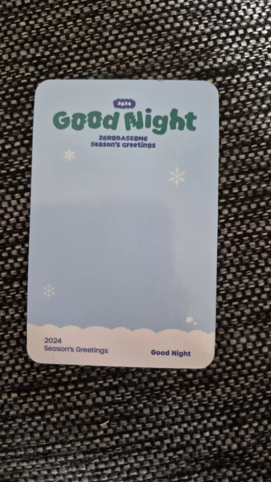 ZEROBASEONE Gyuvin ZEROBASEONE - Gyuvin - 2024 SEASON'S GREETINGS 'Good Night' Other aladin pob (pre-order benefit) listing photo 2