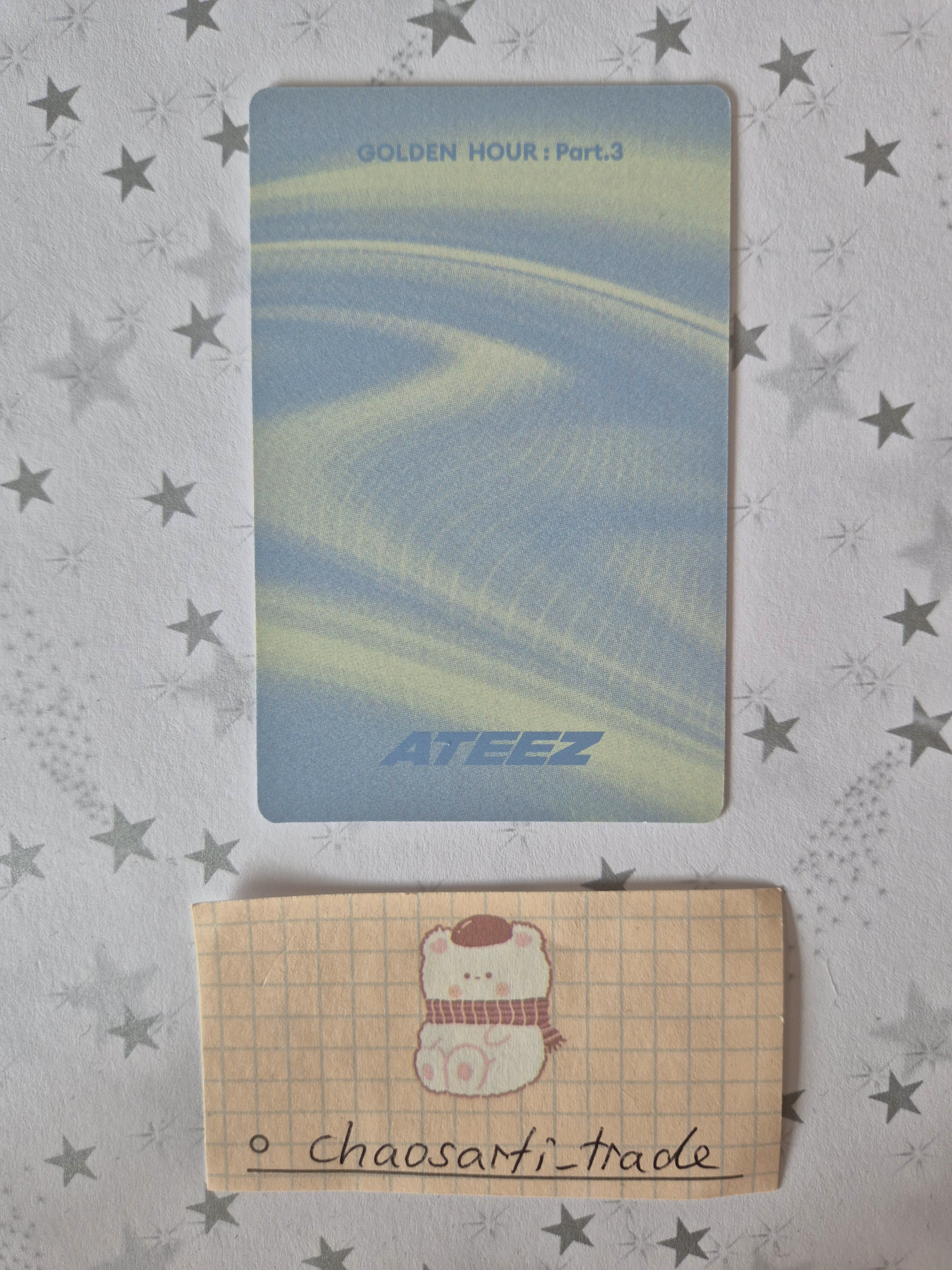 ATEEZ Yeosang ATEEZ - Yeosang - Golden Hour : Part.3 Album poca album photocard 2 listing photo 2
