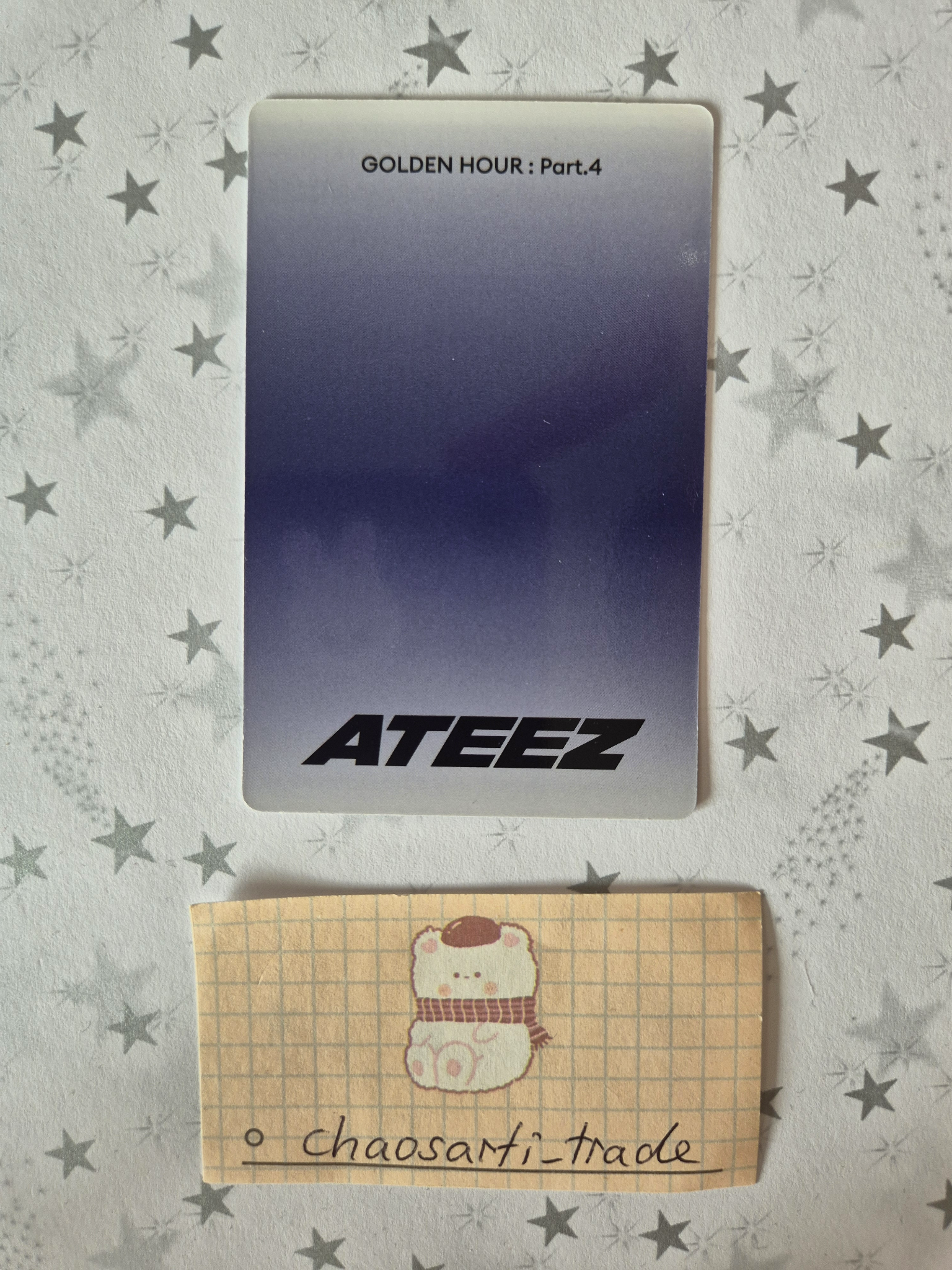 ATEEZ Yeosang ATEEZ - Yeosang - Golden Hour : Part.4 Album album photocard poca album listing photo 2