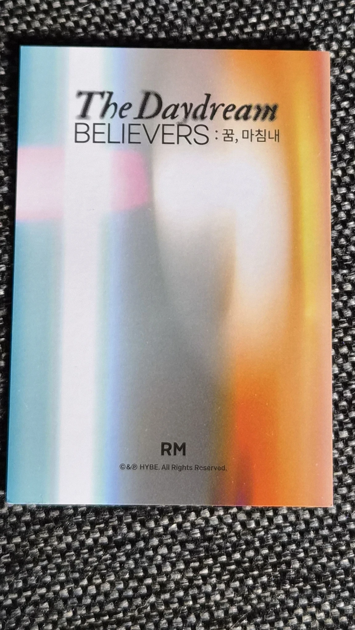 BTS RM BTS - RM - The Daydream Believers Event mini photocard listing photo 2