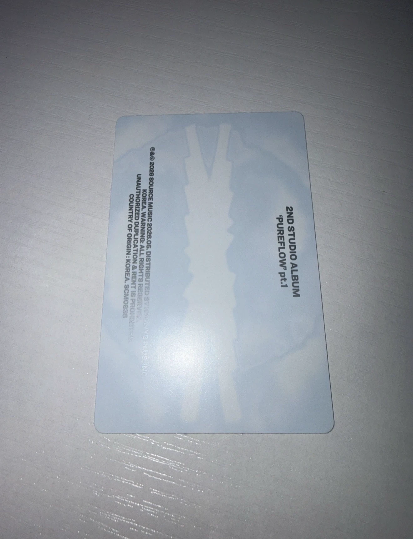 LE SSERAFIM Hong Eunchae LE SSERAFIM - Hong Eunchae - PUREFLOW pt.1 Album album photocard yusu lily version standard version listing photo 2