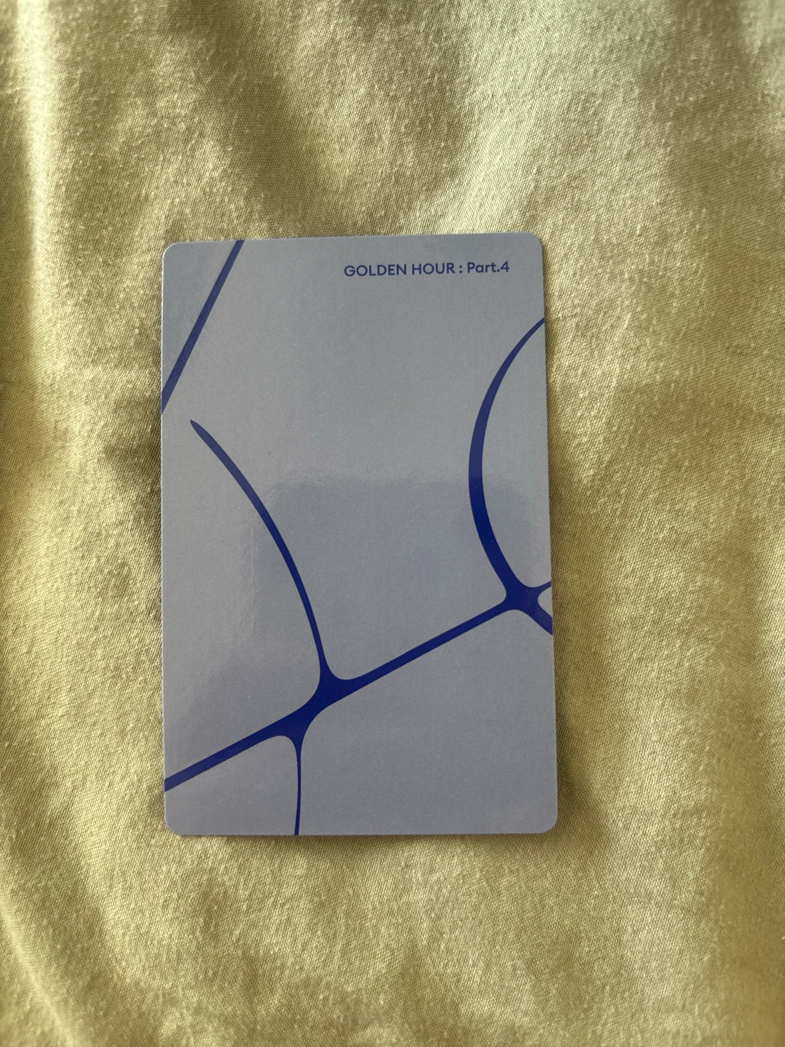 ATEEZ Yeosang ATEEZ - Yeosang - Golden Hour : Part.4 Album A version album photocard listing photo 2