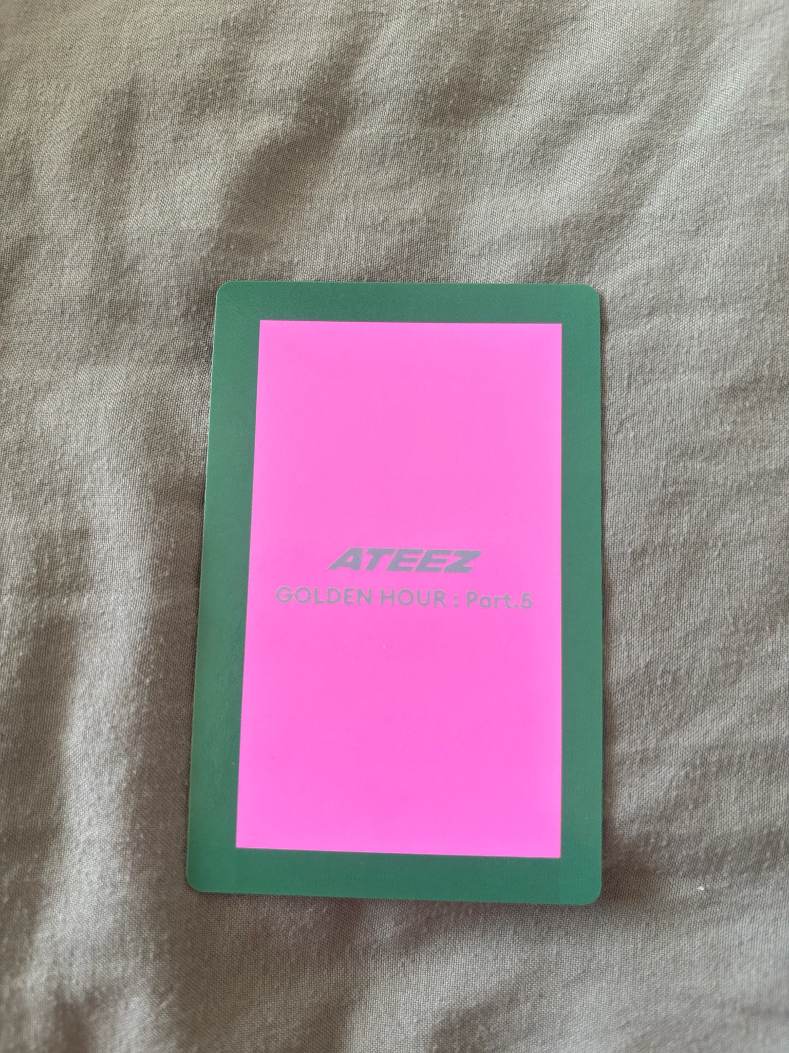 ATEEZ Jongho ATEEZ - Jongho - GOLDEN HOUR : Part.5 Album album photocard A version listing photo 2