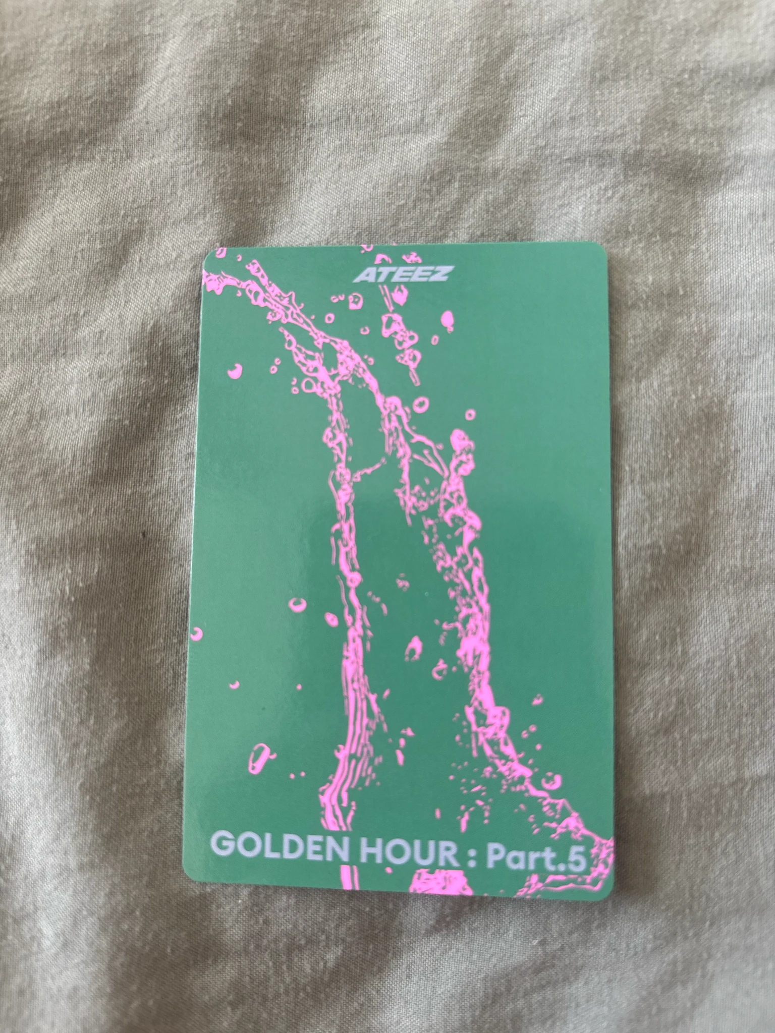ATEEZ Wooyoung ATEEZ - Wooyoung - GOLDEN HOUR : Part.5 Album album photocard Z version version 1 listing photo 2