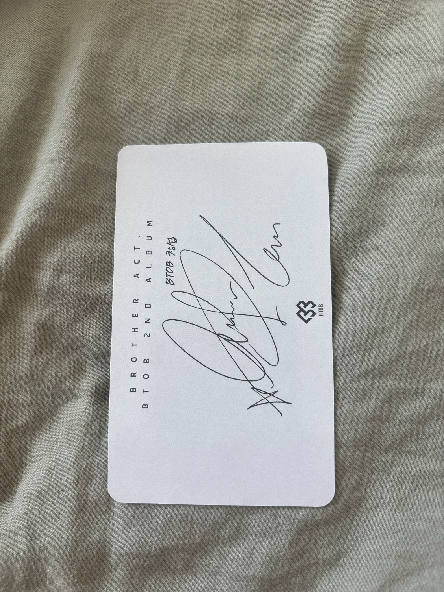 BTOB Changsub BTOB - Changsub - Brother Act. Album album photocard korean album listing photo 2