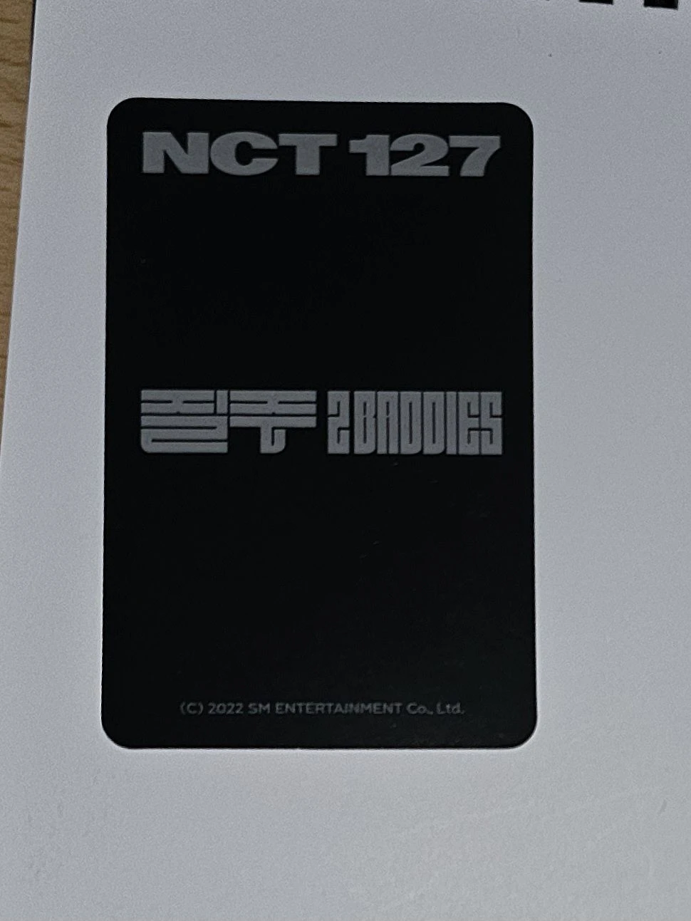 NCT 127 Mark NCT 127 - Mark - 2 Baddies Album nct 127 street trading card a ver. id card listing photo 2