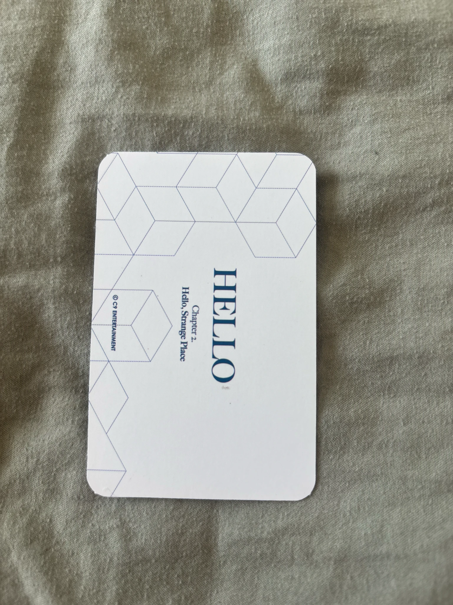 CIX CIX - HELLO Chapter 2. Hello, Strange Place Album album photocard hello version group photocard listing photo 2