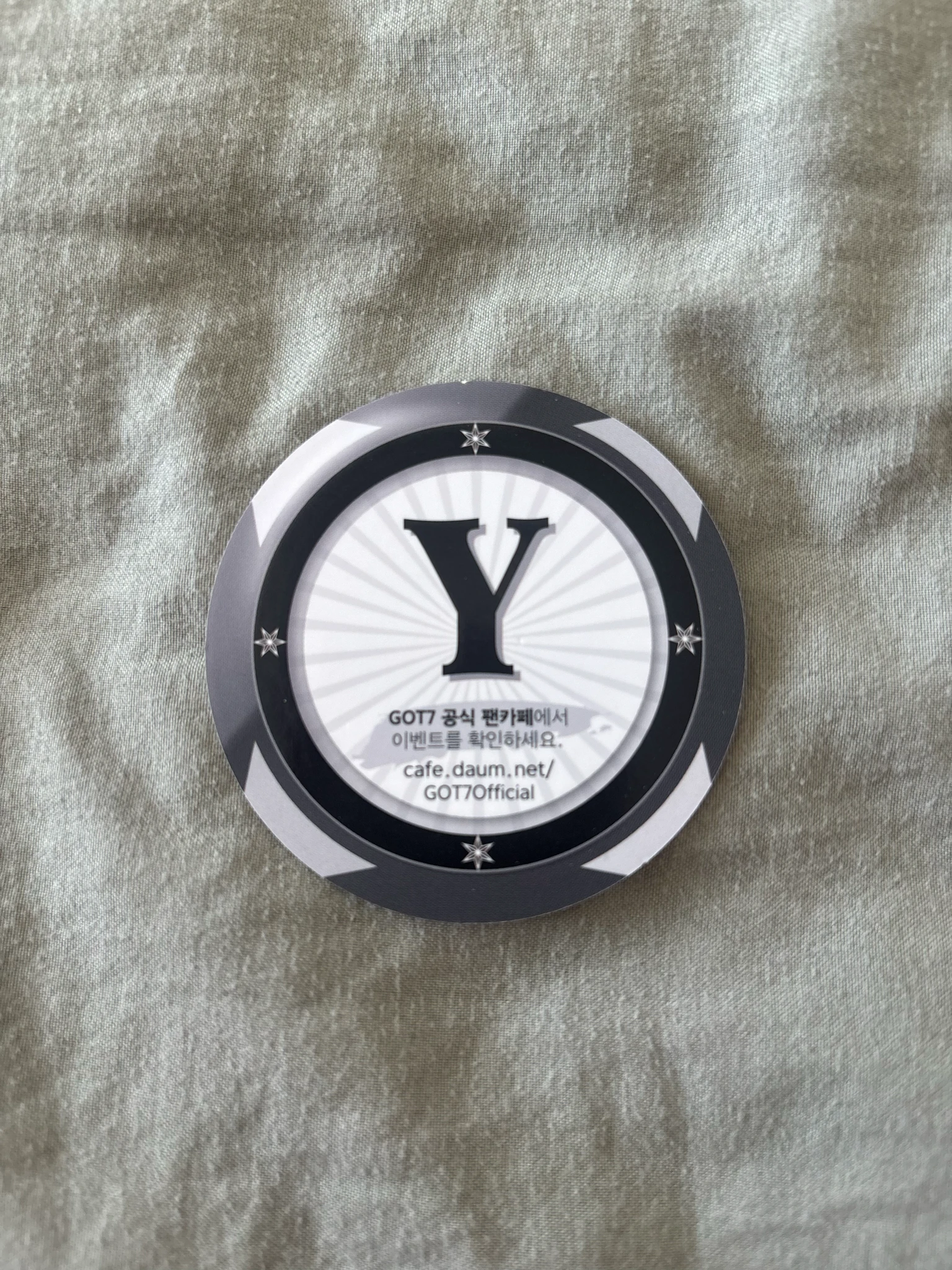 GOT7 Youngjae GOT7 - Youngjae - Got Love Album album photocard circle card listing photo 2