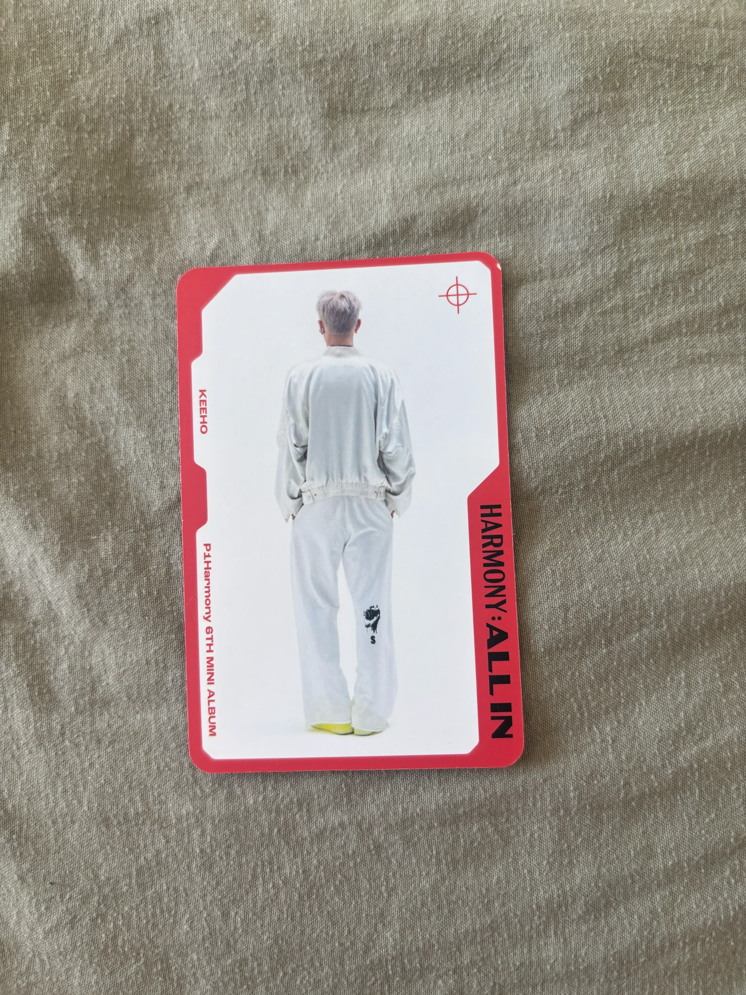 P1Harmony Keeho P1Harmony - Keeho - Harmony: All In Album album photocard character card version bump in version listing photo 2