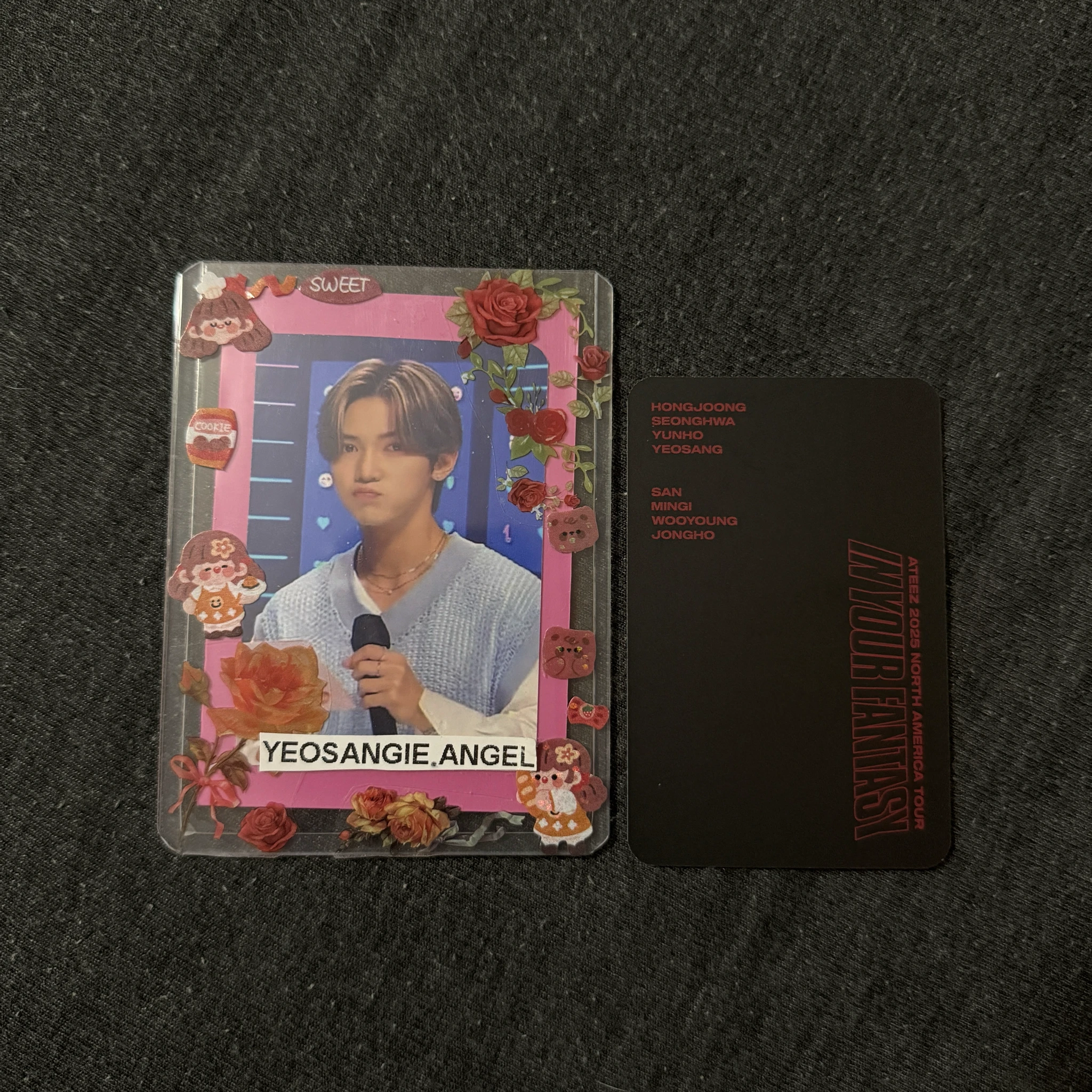 ATEEZ Jongho ATEEZ - Jongho - In Your Fantasy 2025 World Tour Event pop-up store purchase benefit US exclusive listing photo 2