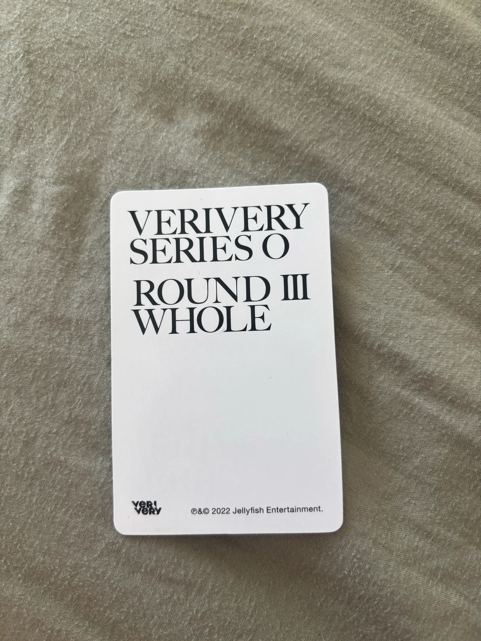 VERIVERY Kangmin VERIVERY - Kangmin - Series 'O' Round 3 : Whole Album album photocard D version listing photo 2