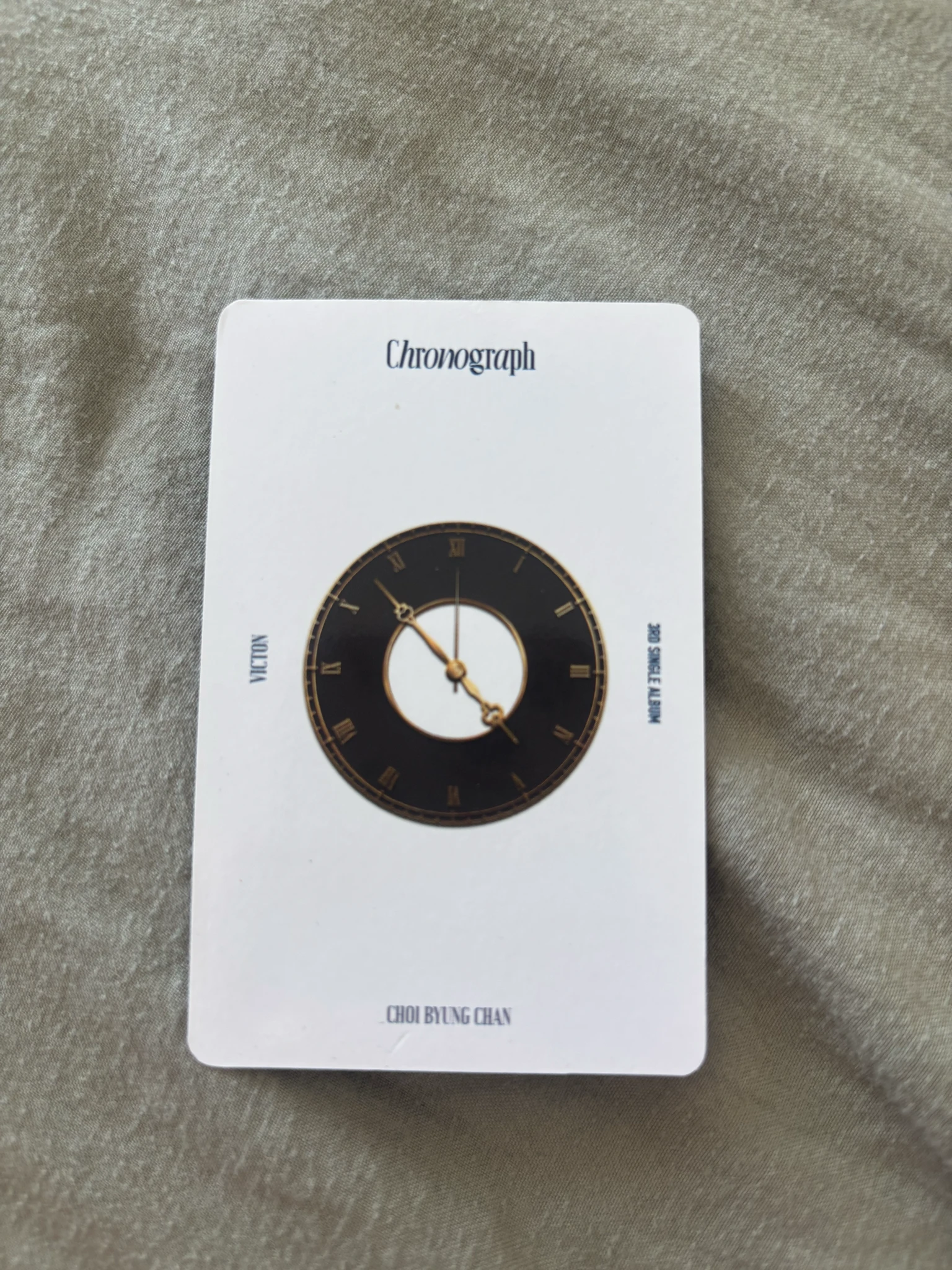 VICTON Byungchan  VICTON - Byungchan  - Chronograph  Album album photocard listing photo 2