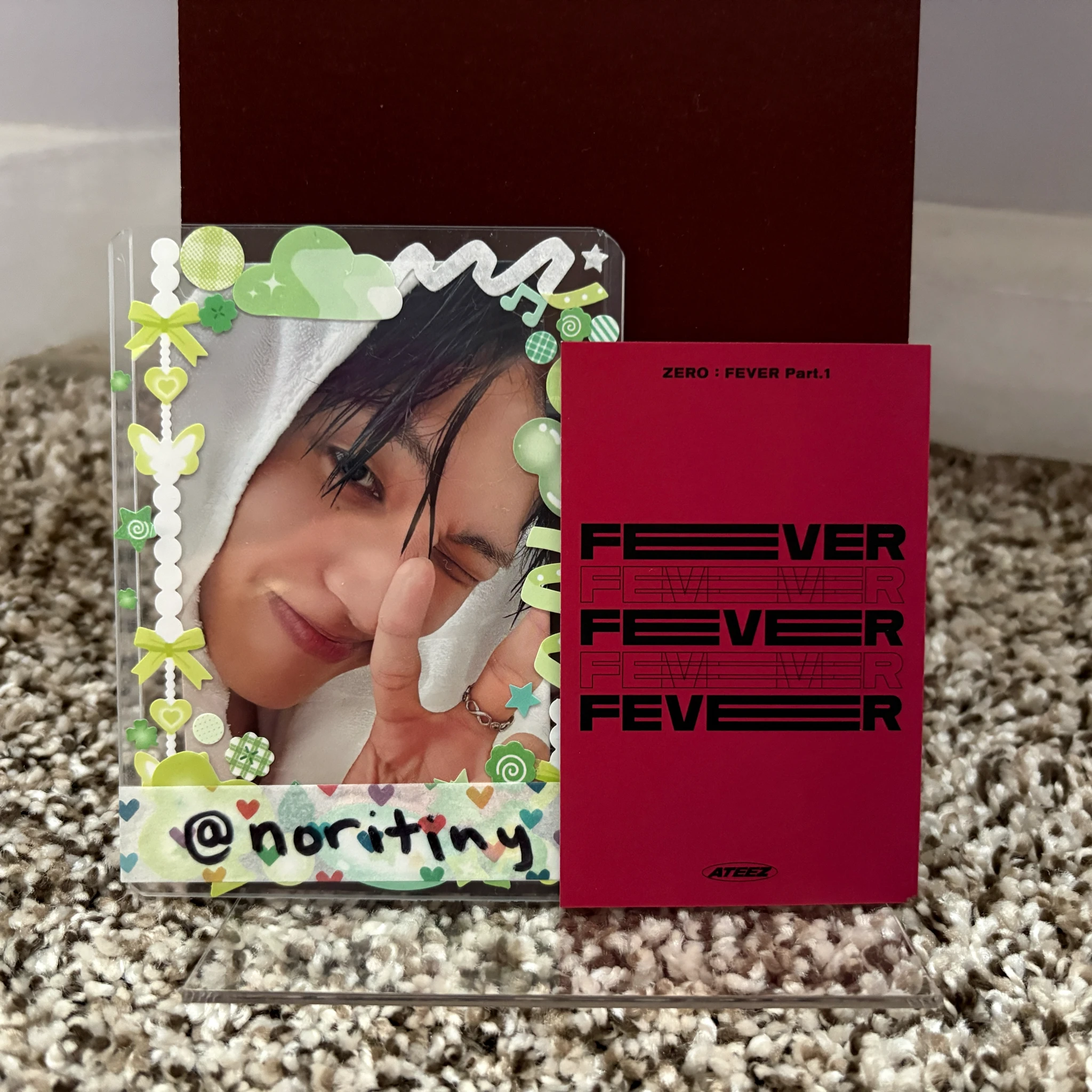 ATEEZ Yeosang ATEEZ - Yeosang - ZERO : FEVER Part.1 Album album photocard platform version listing photo 2