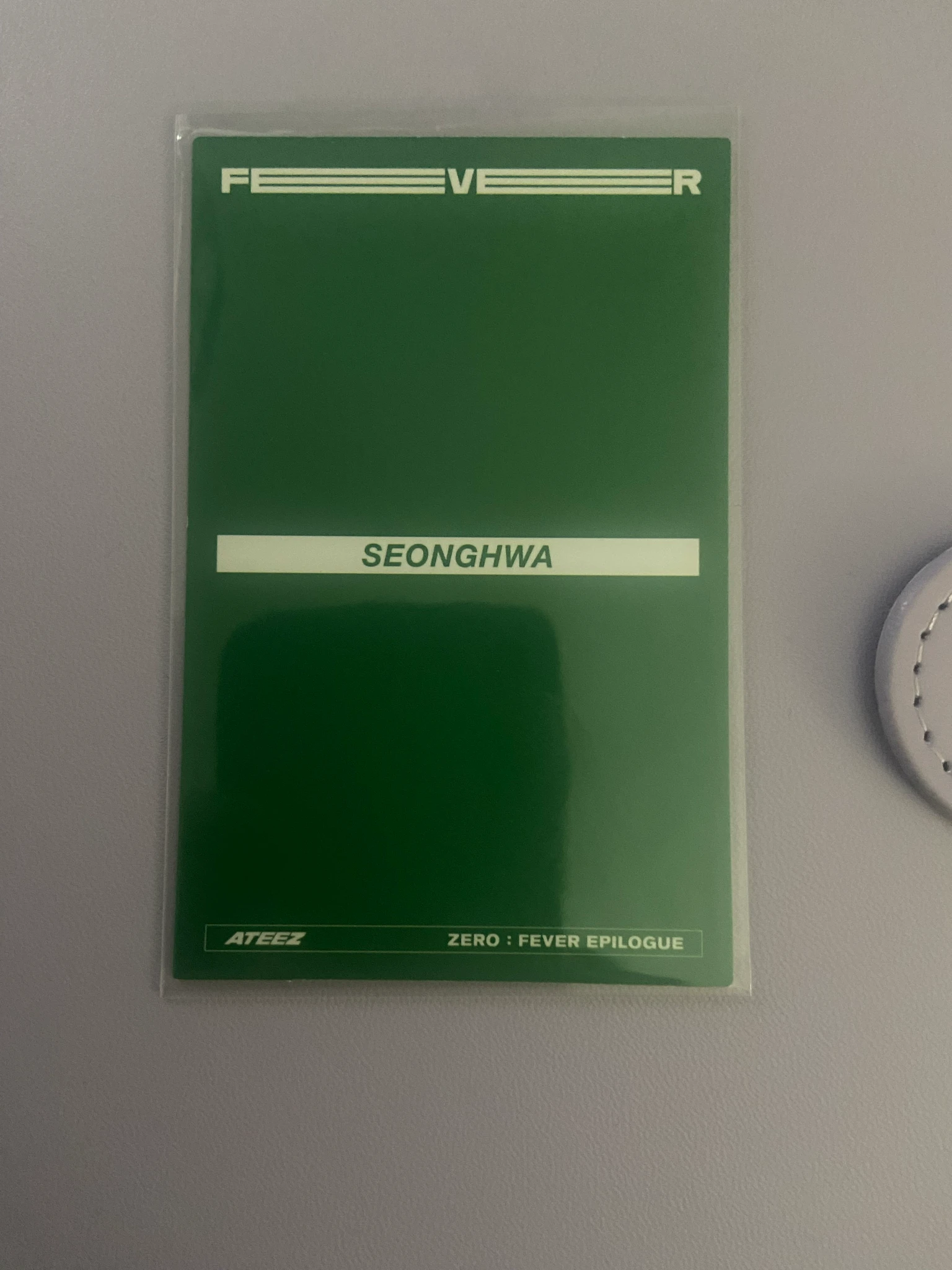 ATEEZ Seonghwa ATEEZ - Seonghwa - ZERO : FEVER EPILOGUE Album album photocard diary version limited version listing photo 2