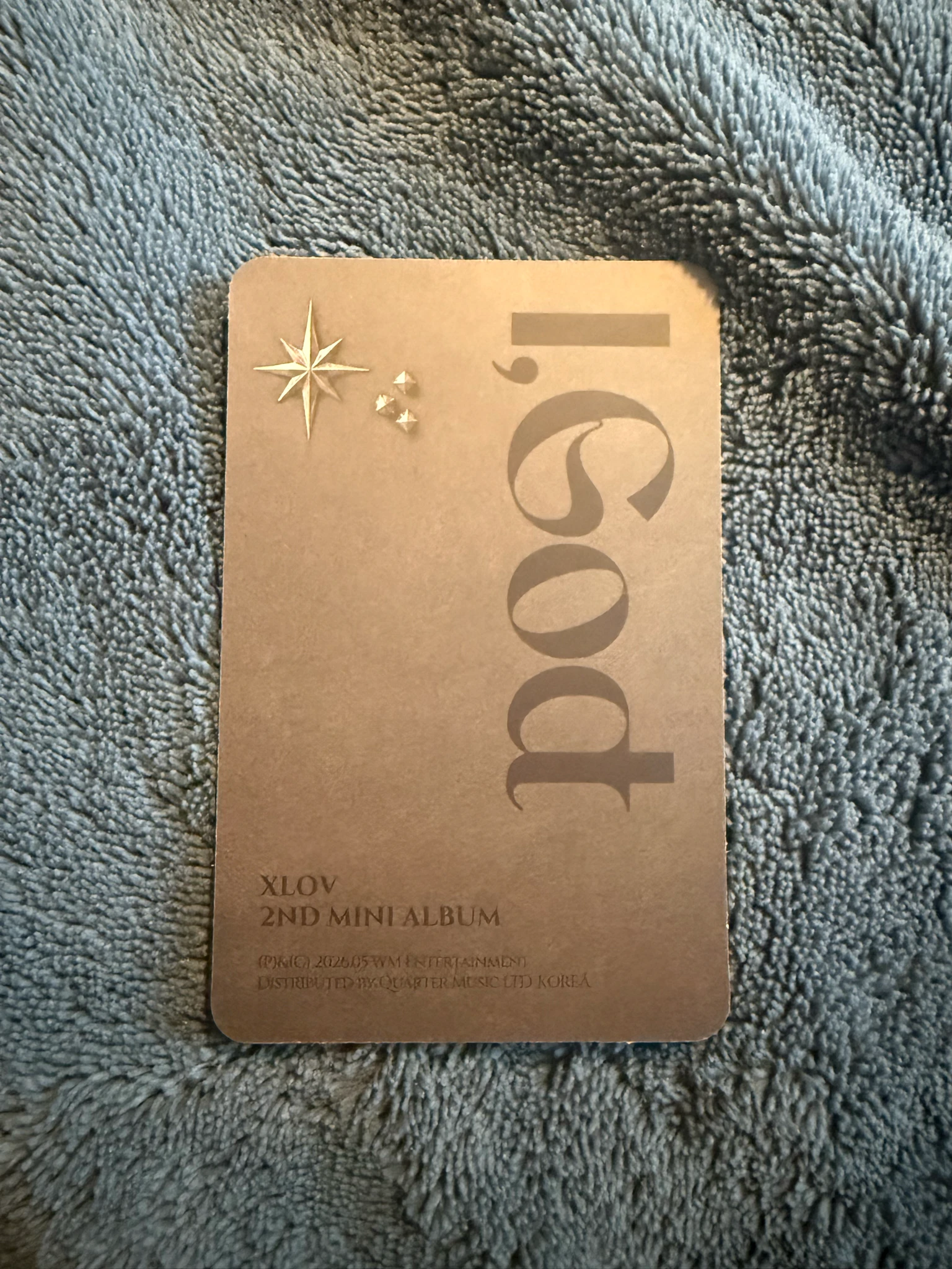 XLOV Hyun XLOV - Hyun - I, God Album D version album photocard listing photo 2