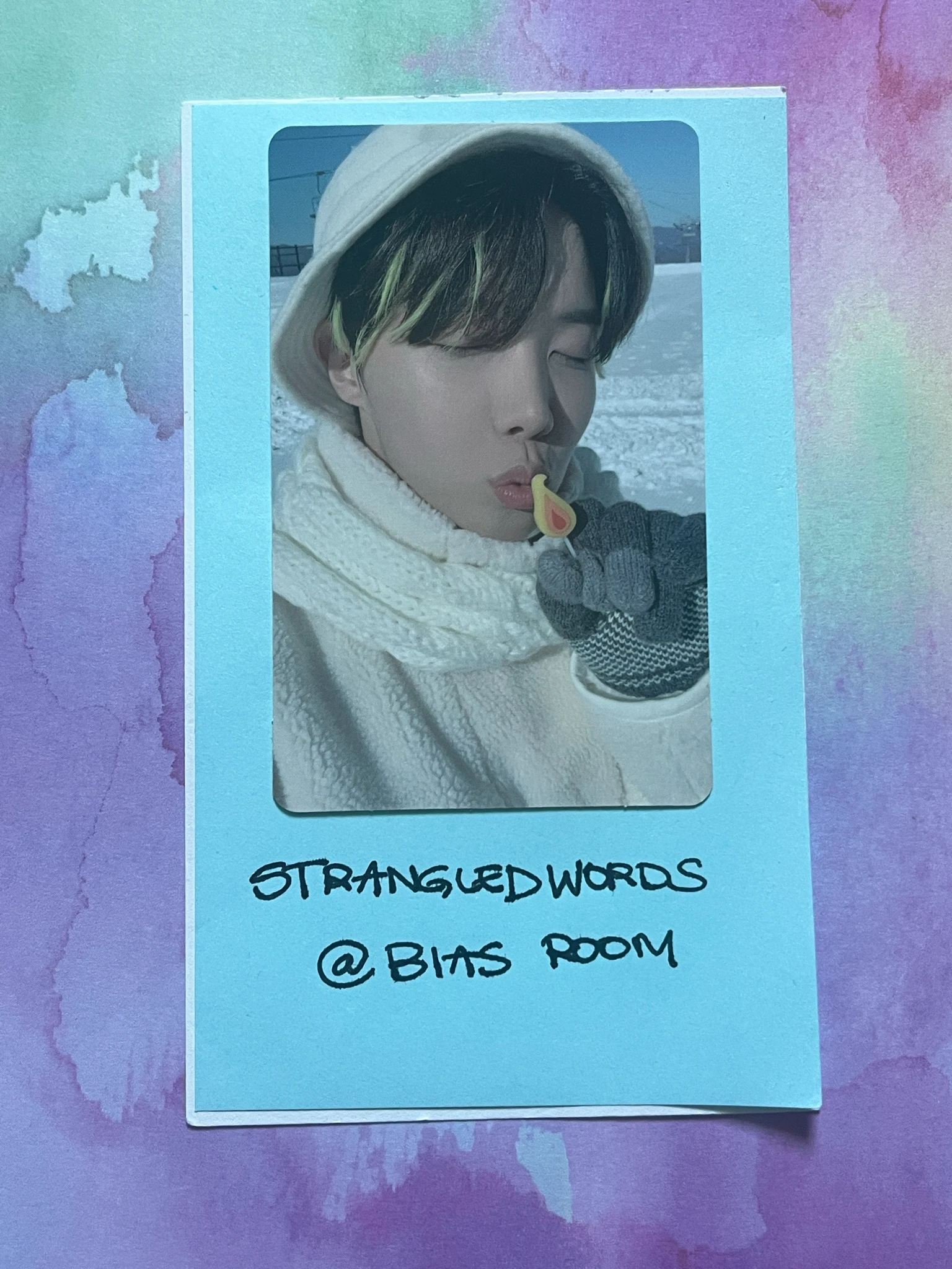 BTS j-hope BTS - j-hope - Winter Package 2021 Other double-sided random photocard listing photo 2