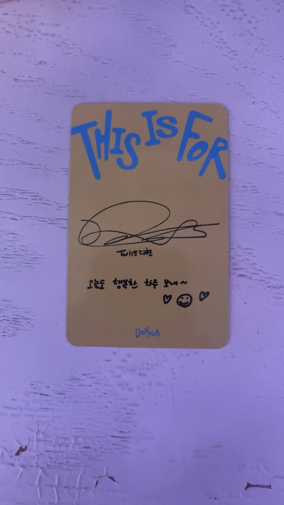 TWICE Dahyun TWICE-Dahyun-Album-this is for listing photo 2