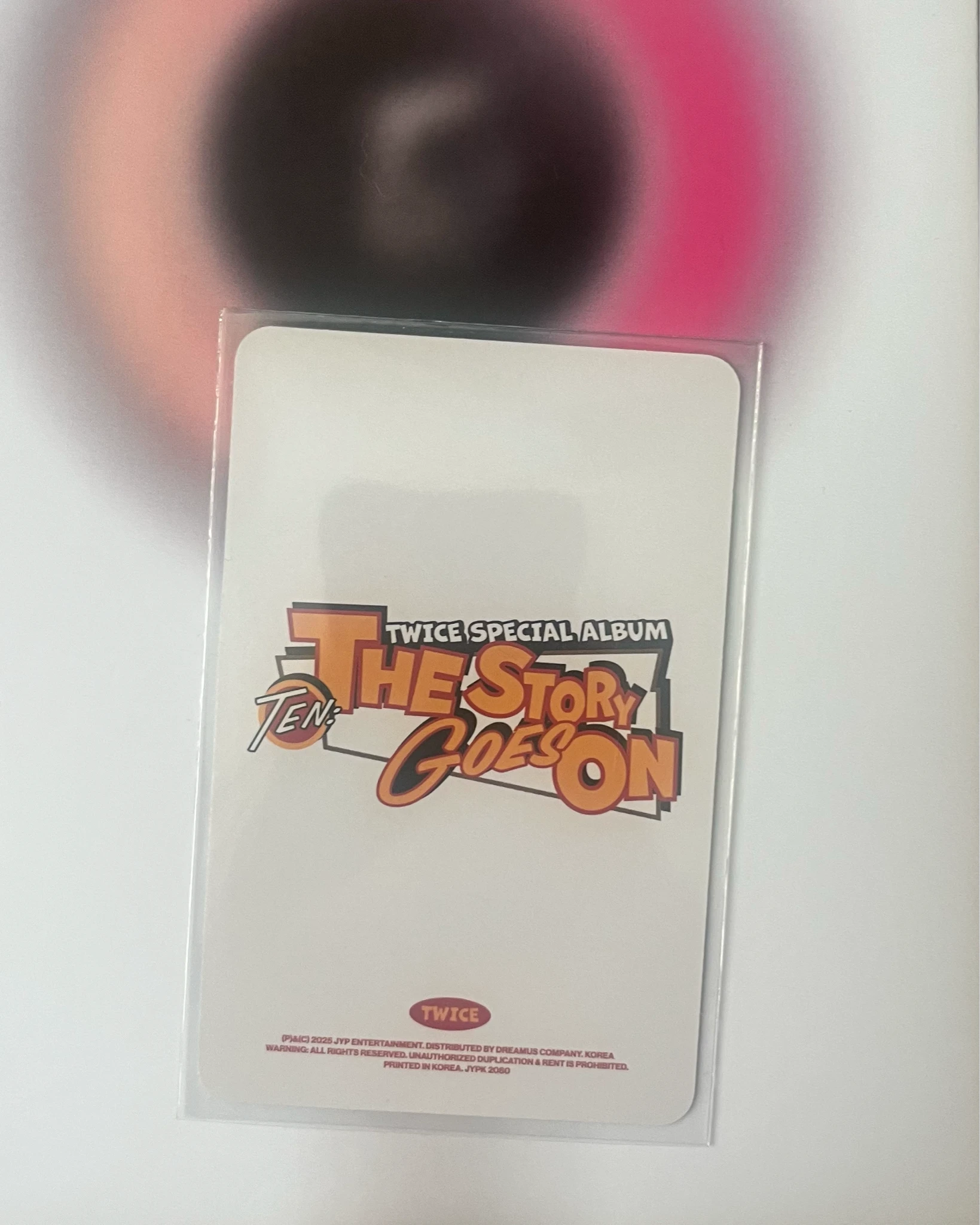 TWICE Mina TWICE - Mina - TEN: The Story Goes On Album cast version target exclusive listing photo 2