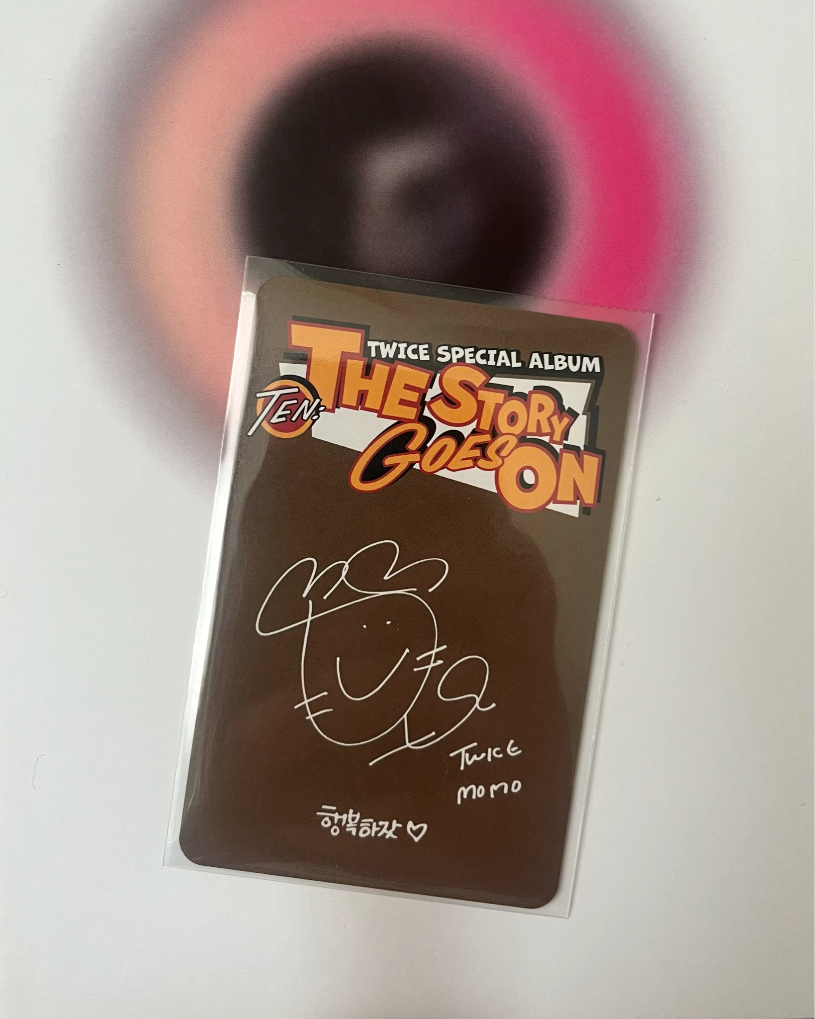 TWICE Momo TWICE - Momo - TEN: The Story Goes On Album album photocard Cast Ver. listing photo 2